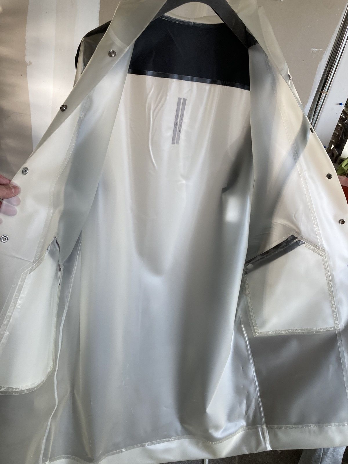 Rick Owens NEVER WORN / Rick Owens Transparent Raincoat Size US M / EU 48-50 / 2 - 5 Thumbnail