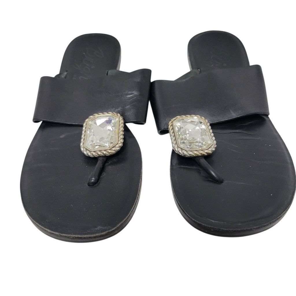 Brighton Brighton Allure Women's Leather Sandals Black Size 7.5M Size US 7.5 / IT 37.5 - 3 Thumbnail