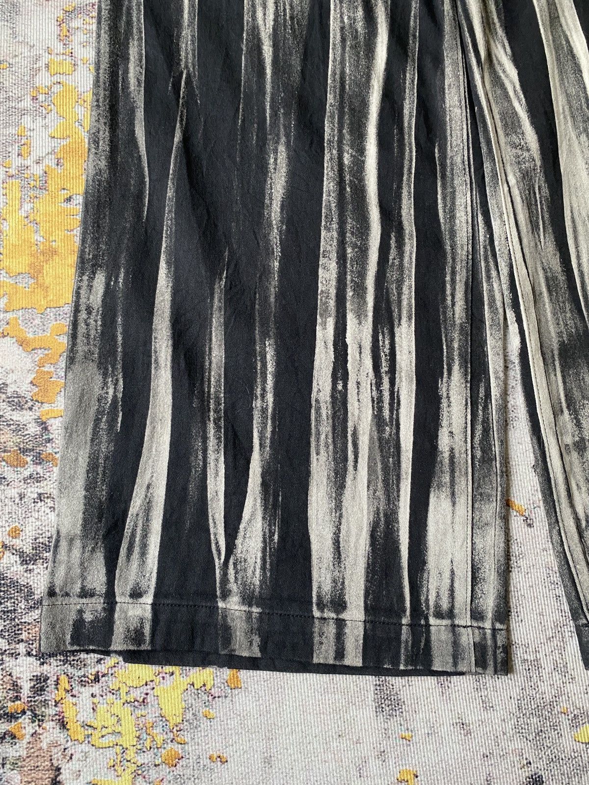 Yohji Yamamoto Y’s Yohji Yamamoto Bleached Drawstring Wide Leg Pant Size US 32 / EU 48 - 6 Thumbnail