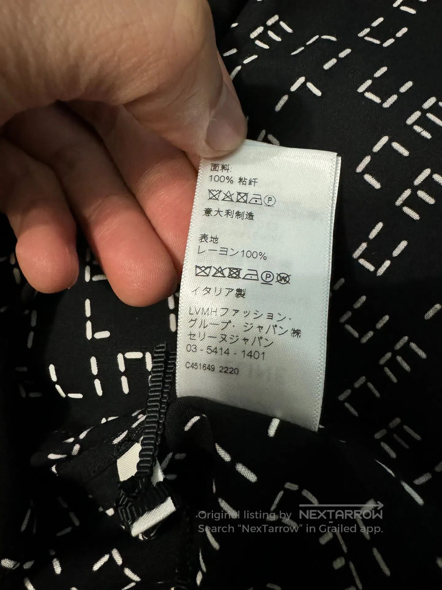 Celine CELINE Full Print Barrage Shirt| Size S / US 4 / IT 40 - 3 Thumbnail