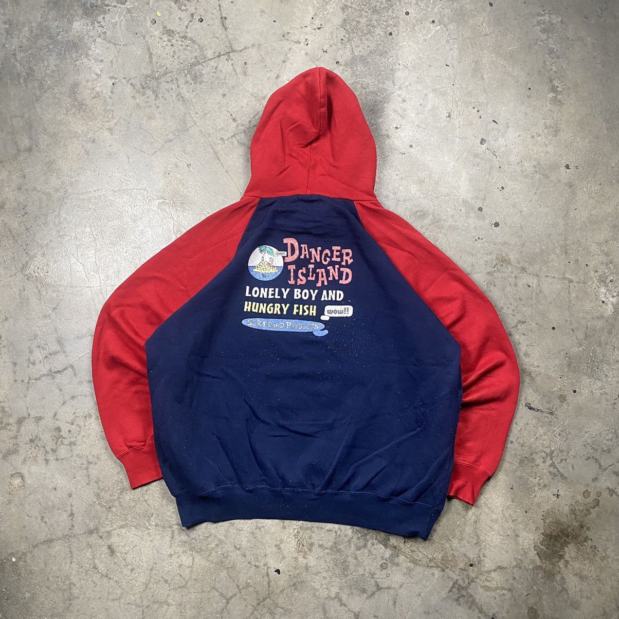 Japanese Brand 90s Danger Island Surfroad Raglan Boxy Pullover Size US L / EU 52-54 / 3 - 1 Thumbnail
