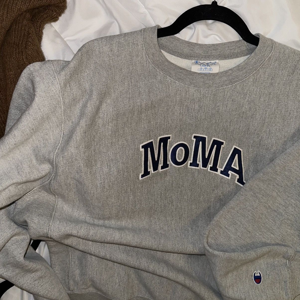 Champion × MoMA Crewneck Sweatshirt Size US L / EU 52-54 / 3 - 3 Thumbnail