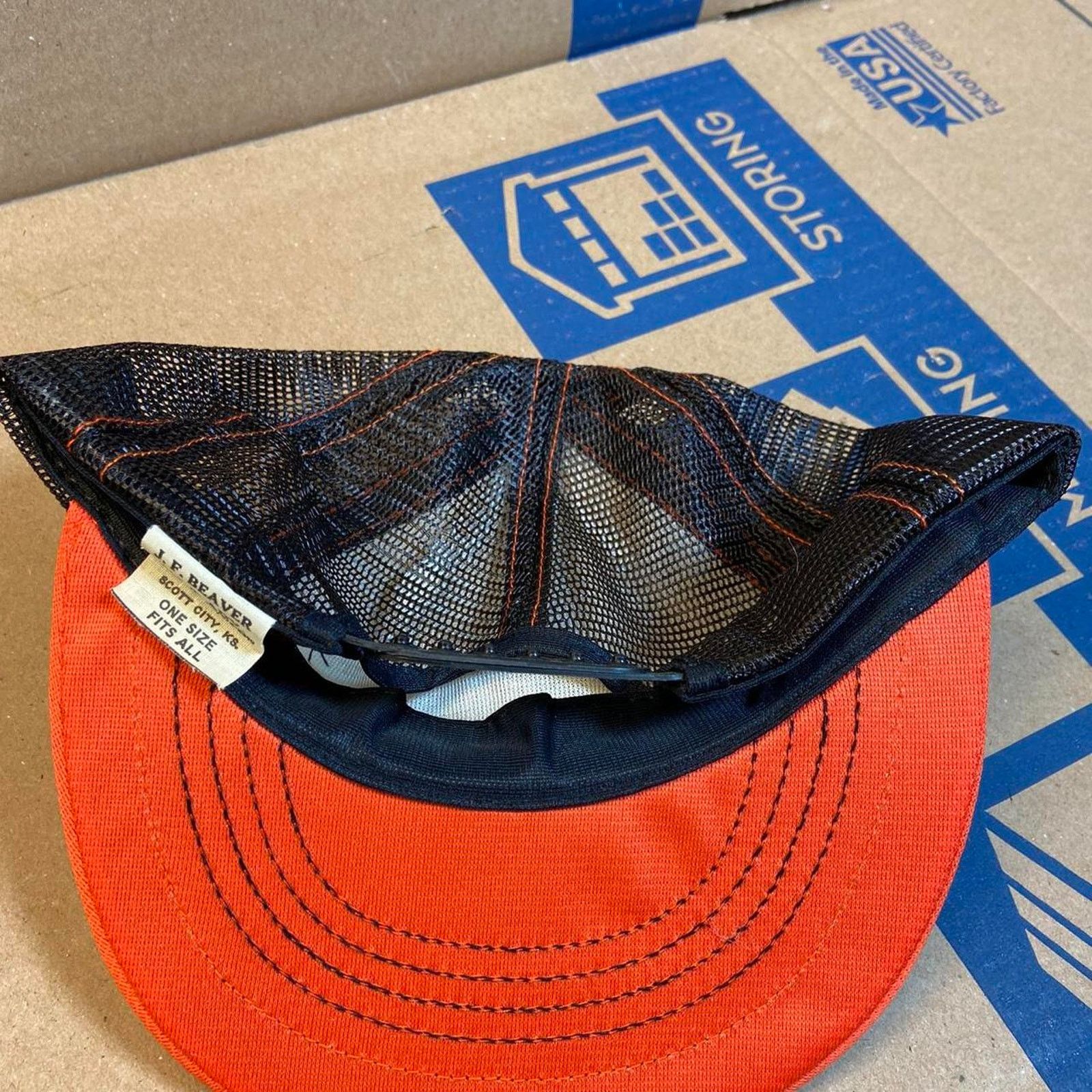 Starter 80s case tractor trucker hat Size ONE SIZE - 5 Thumbnail
