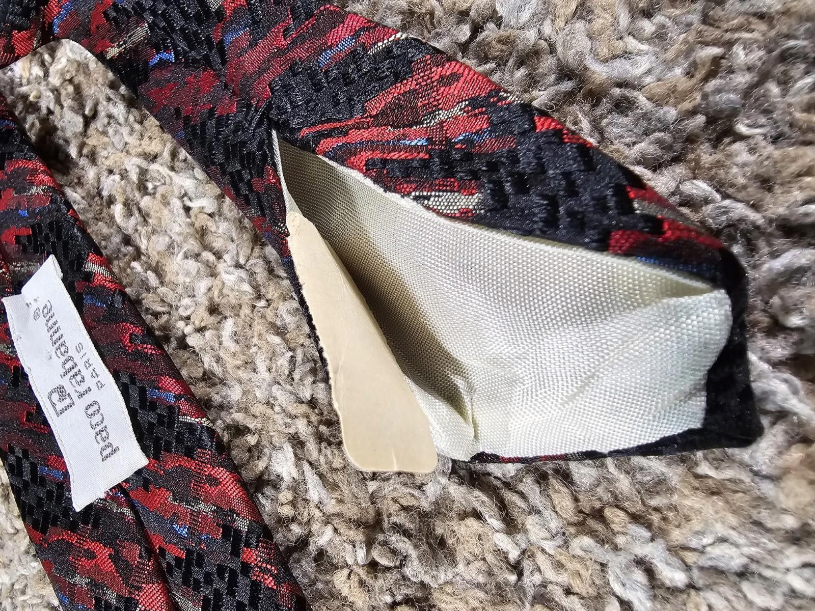 Other Paco Rabanne Paris Necktie Red Black Size ONE SIZE - 3 Thumbnail