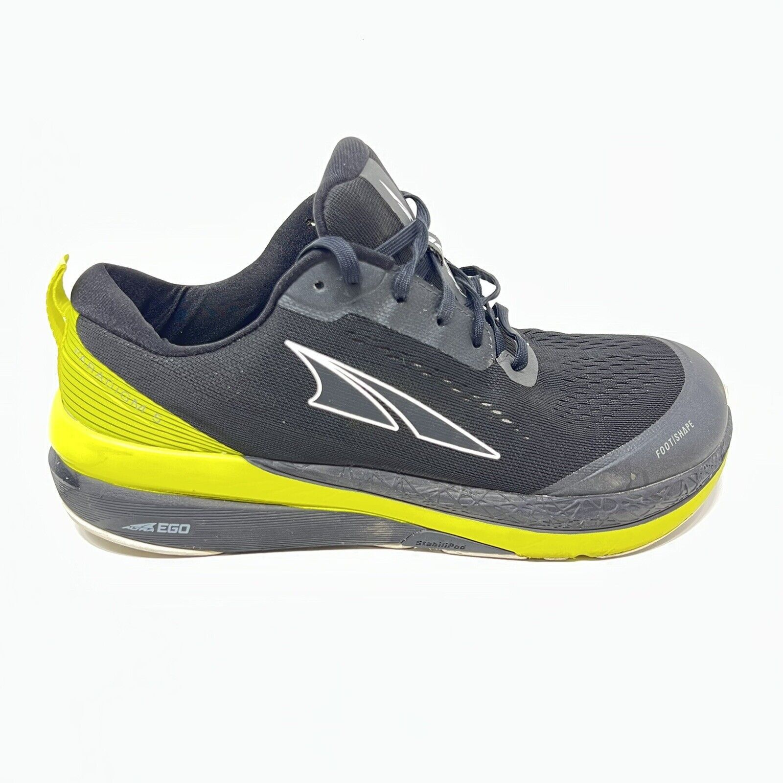 Altra Altra Paradigm 5 Black Yellow Athletic Sneakers Men's 10 Size US 10 / EU 43 - 3 Thumbnail