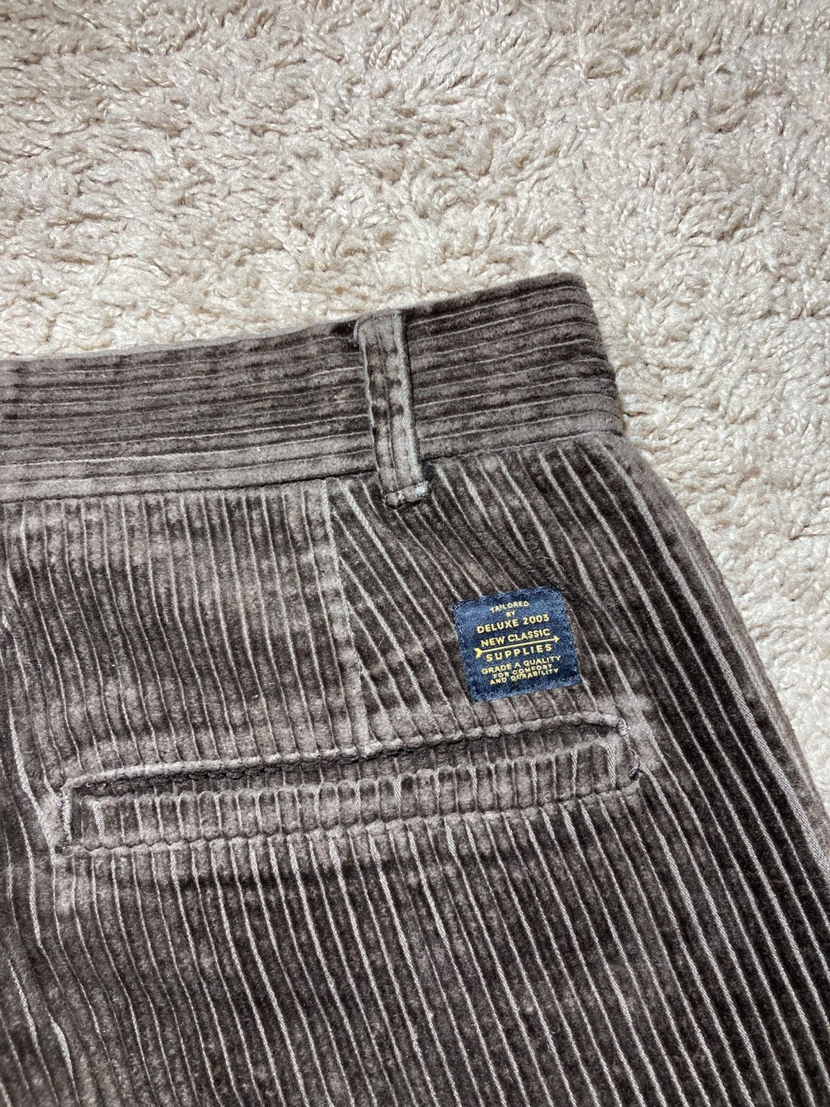 DELUXE 2003 Deluxe Brown Corduroy Small Japanese Straight 2000s DLX Size US 30 / EU 46 - 9 Thumbnail