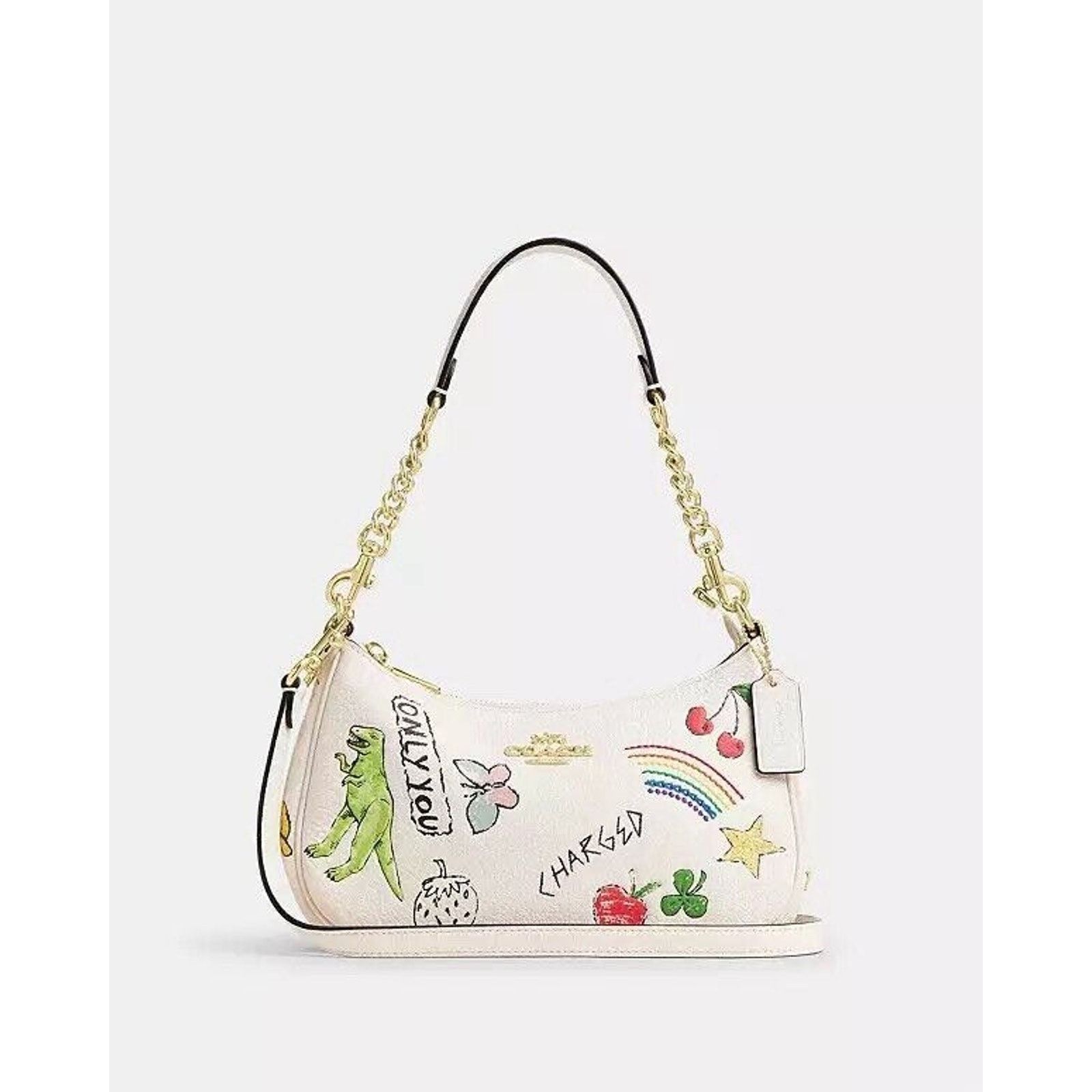 Coach NWT Coach Sketch Teri Shoulder Crossbody Handbag CAK17 Chalk Size ONE SIZE - 8 Thumbnail