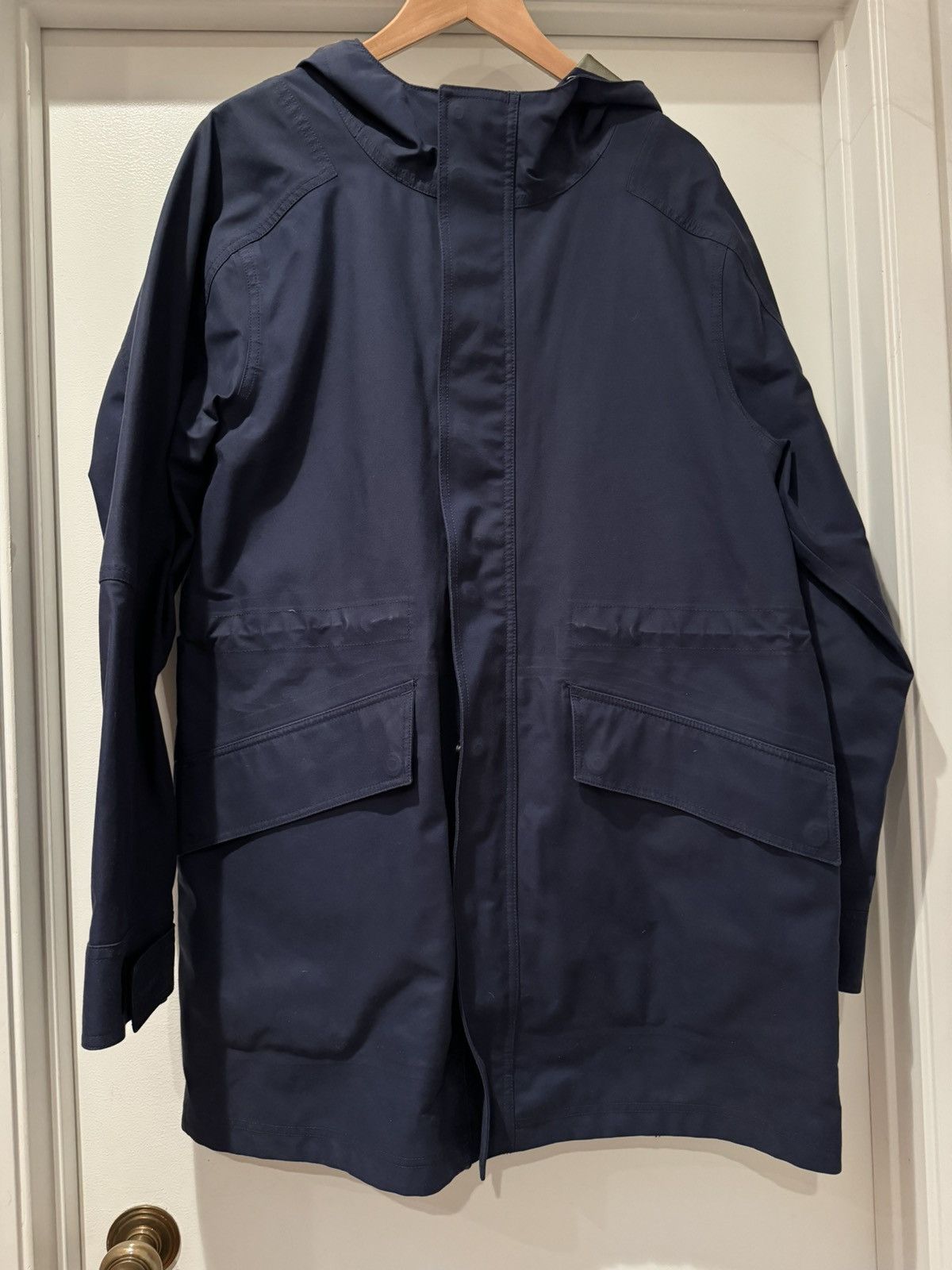 image of Steven Alan X Spiewak Zenith Fishtail Parka in Navy, Men's (Size XL)