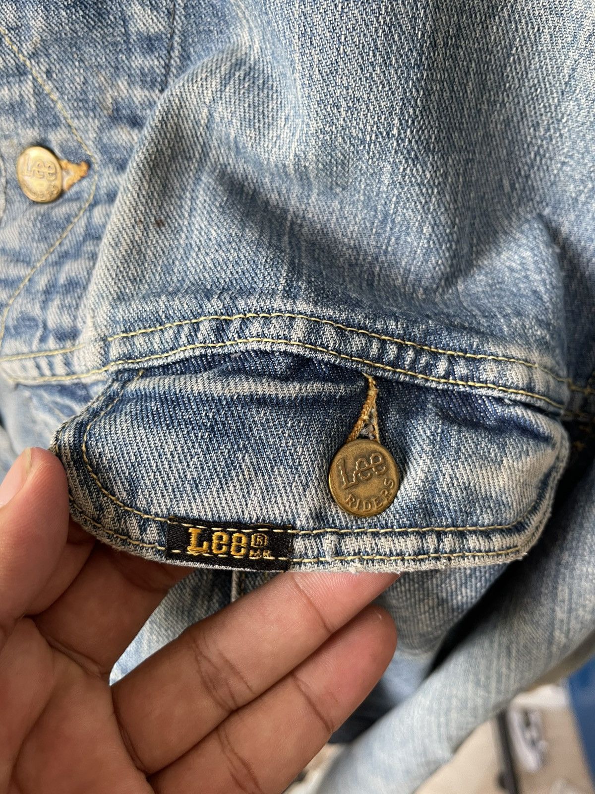 Vintage 60s Lee Denim Jacket Size US L / EU 52-54 / 3 - 12 Thumbnail