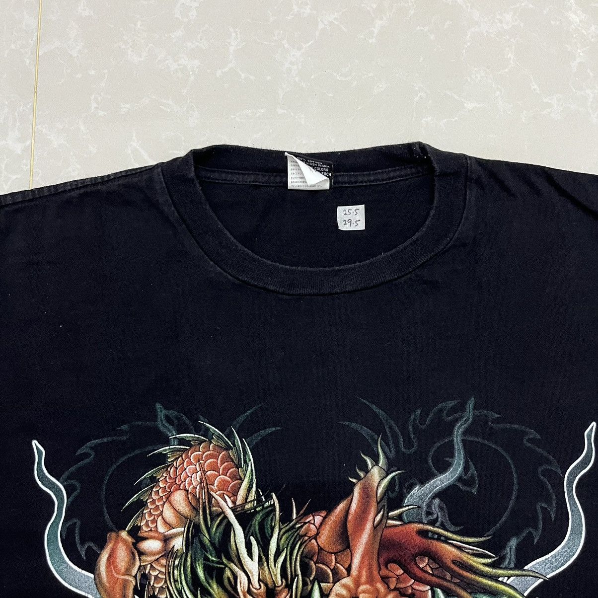 Vintage Rare The fire of the sages Nice Design Dragon skull motive Size US XL / EU 56 / 4 - 7 Thumbnail