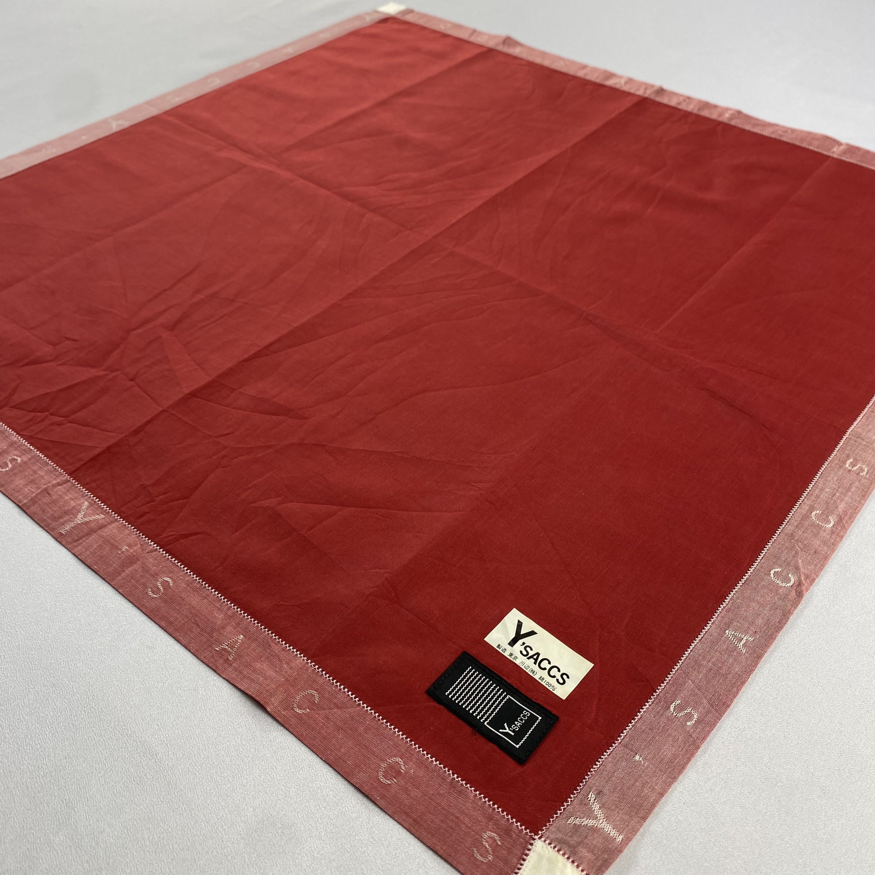 Vintage × Yohji Yamamoto NWT Saccsny Ysaccs Handkerchief / Neckerchief-P1770 Size ONE SIZE - 2 Thumbnail