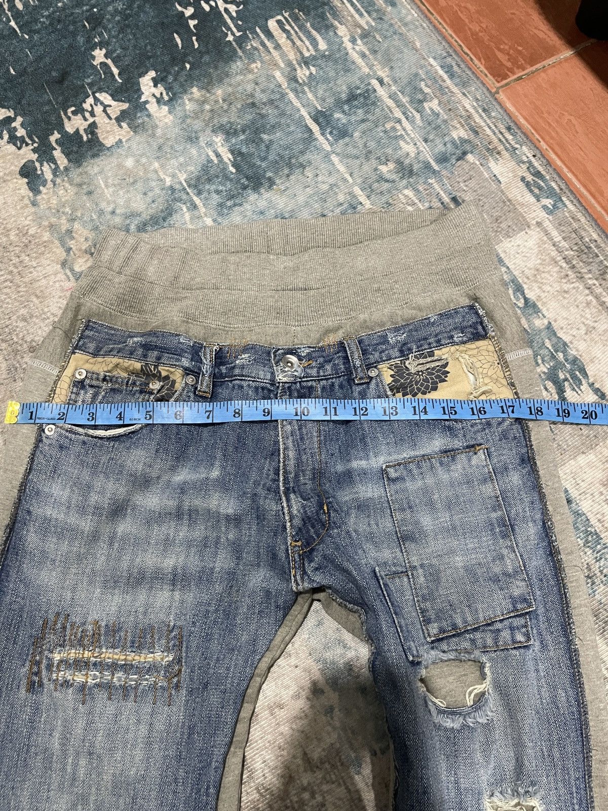 Japanese Brand × Vintage Vintage Gumu INTL Distressed Hybrid Pants Size US 32 / EU 48 - 25 Thumbnail