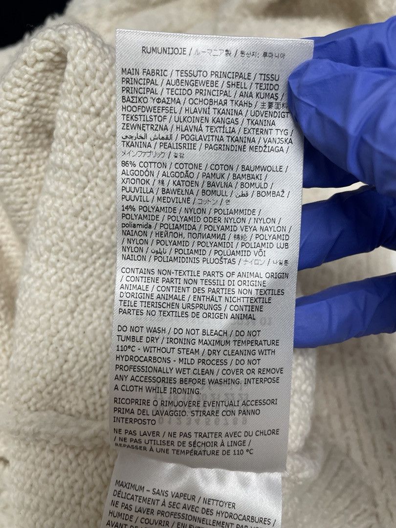 Maison Margiela MAISON MARGIELA Womens Oversized Piled Cardigan Size M / US 6-8 / IT 42-44 - 11 Thumbnail