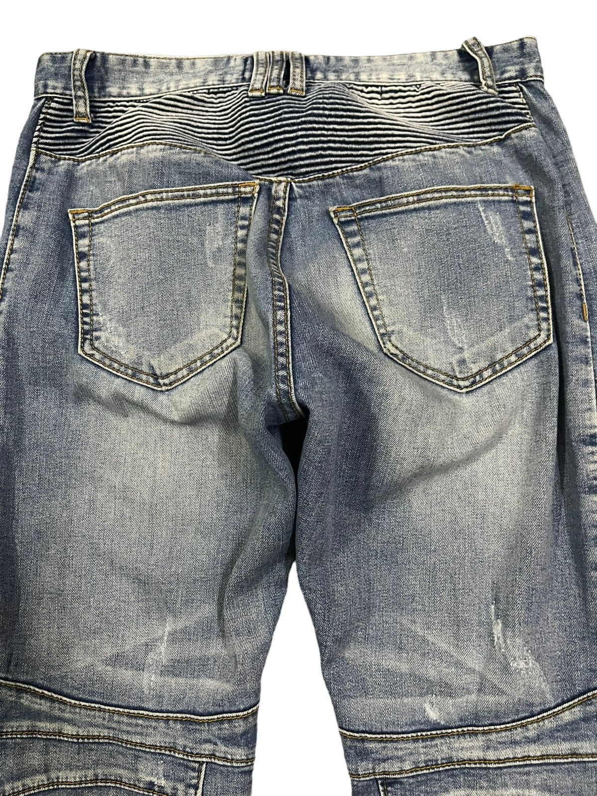 14th Addiction Vintage Japanese Brand Avant Garde Amiri Style Jeans Size US 30 / EU 46 - 4 Thumbnail