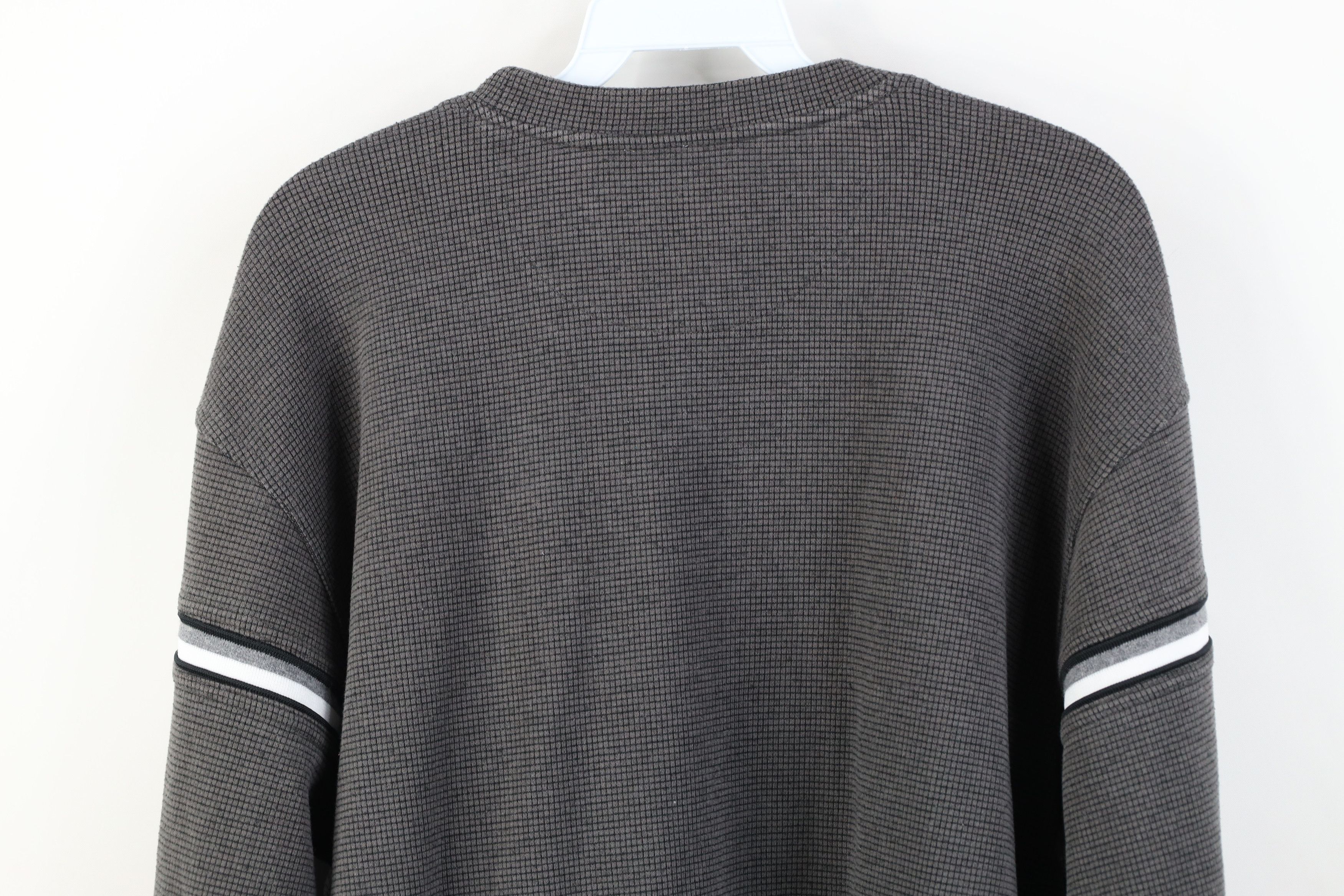 Vintage Vintage 90s Y2K Streetwear Thermal Knit Long Sleeve T-Shirt Size US L / EU 52-54 / 3 - 11 Thumbnail