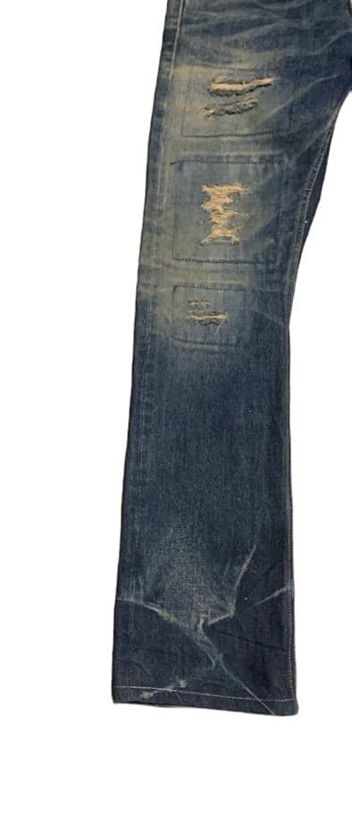 If Six Was Nine Vintage Japanese Digreen Flare Bootcut Bell Bottom Jeans Size US 31 - 4 Thumbnail