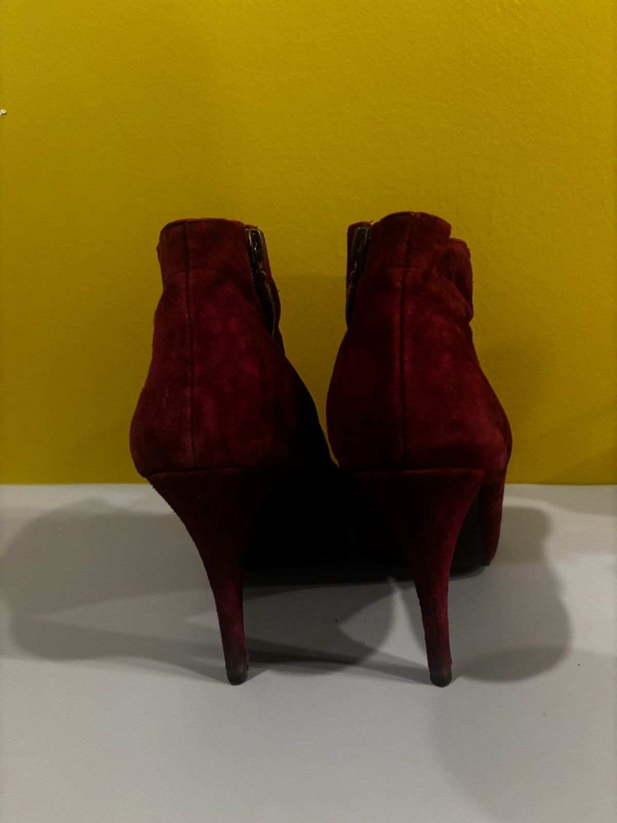 Guess Guess burgundy ankle boots0527 Size US 7.5 / IT 37.5 - 3 Thumbnail