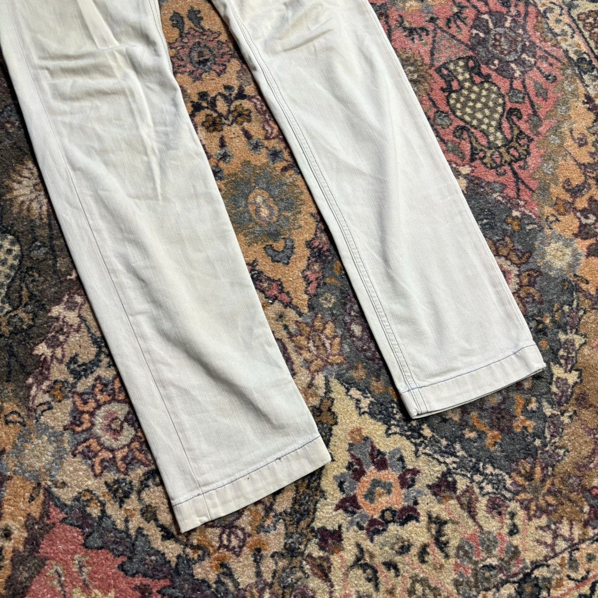 Designer × Dolce & Gabbana × Vintage Dolce Gabbana Beige Casual Pant Slim Fit Aesthetic y2k chief Size US 32 / EU 48 - 2 Thumbnail