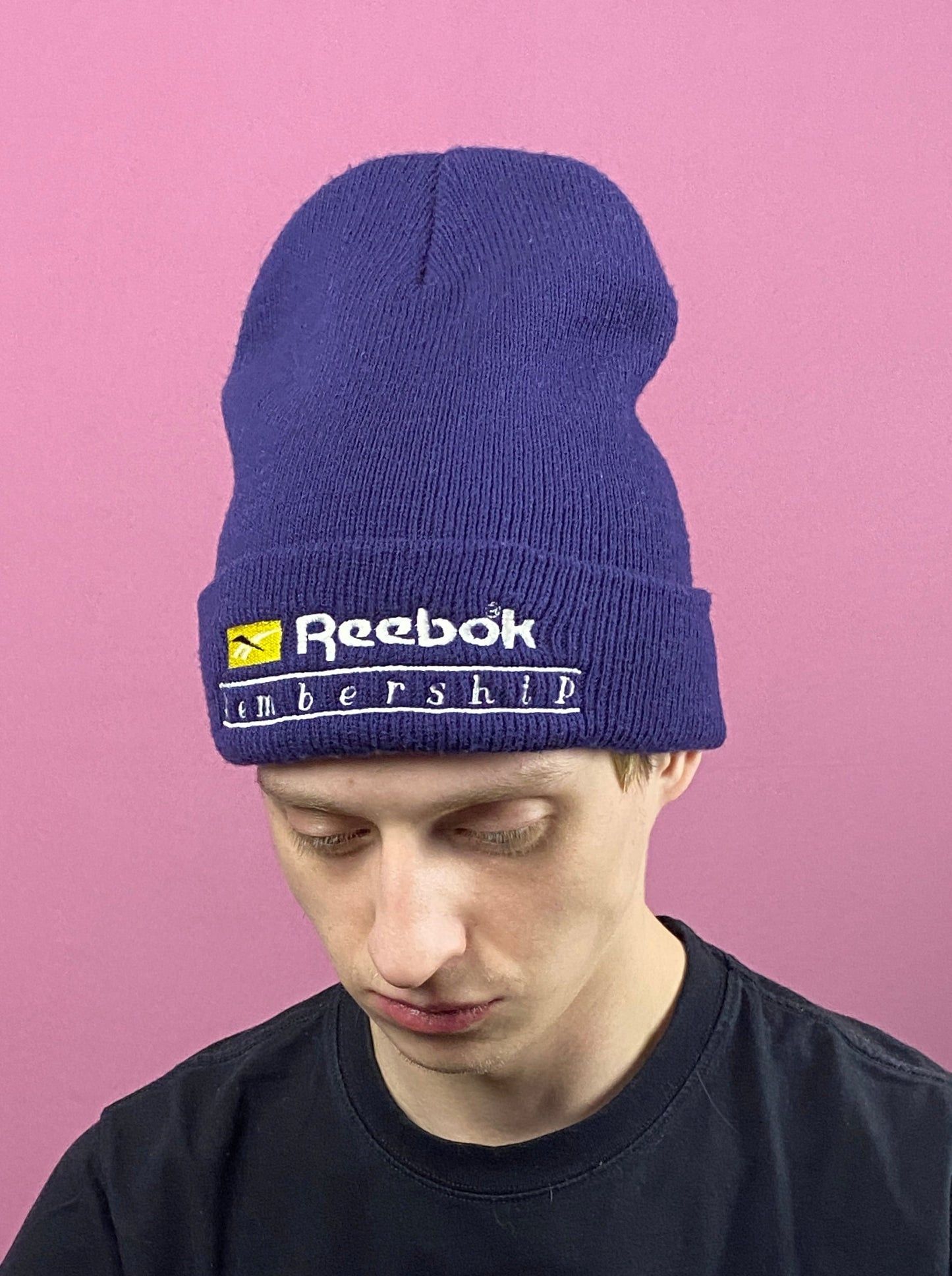 Reebok × Vintage Reebok Membership Vintage Knit Beanie Hat Size ONE SIZE - 2 Thumbnail