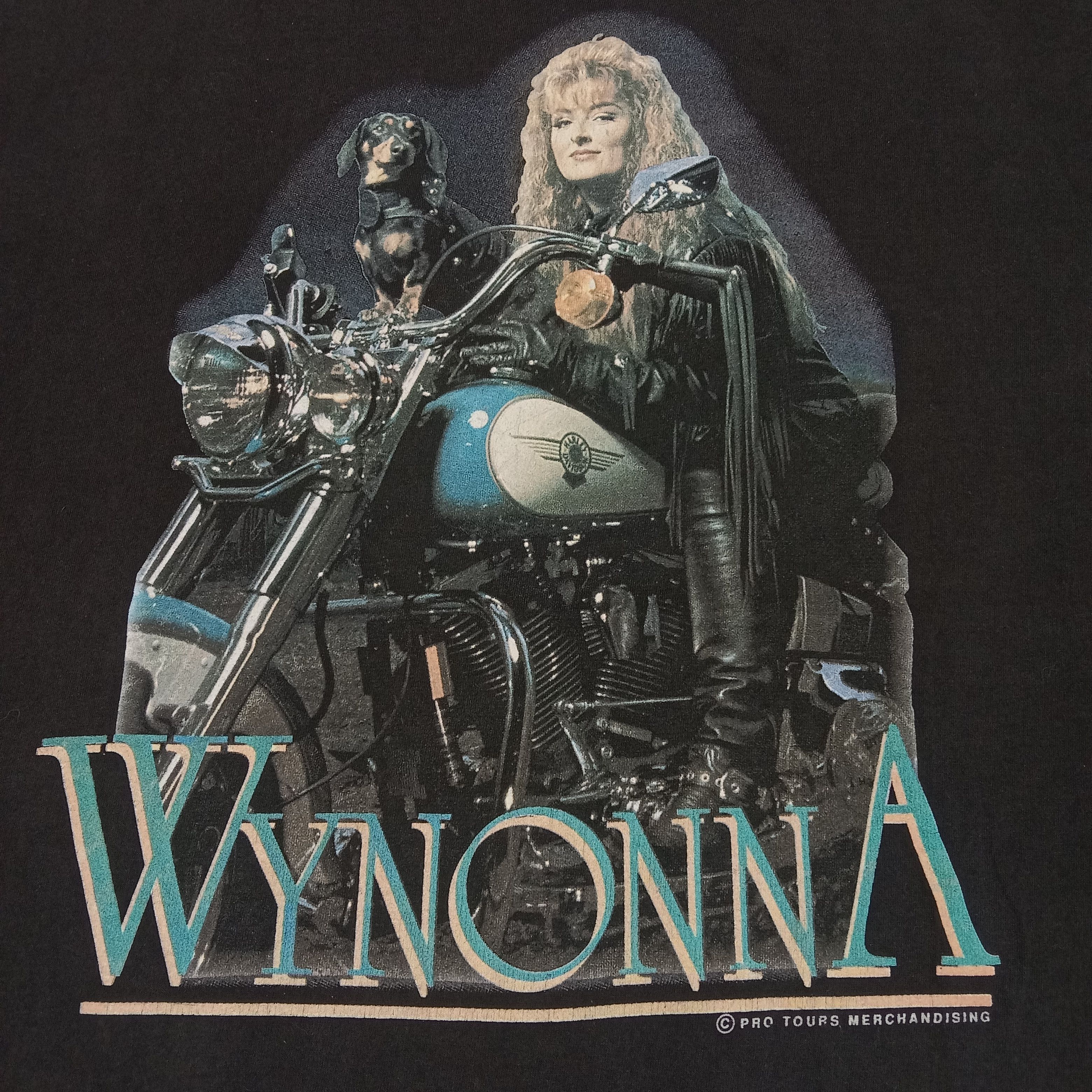 Band Tees × Vintage Wynonna X Harley Davidson Singer Music Vintage Tshirt Size US L / EU 52-54 / 3 - 2 Thumbnail