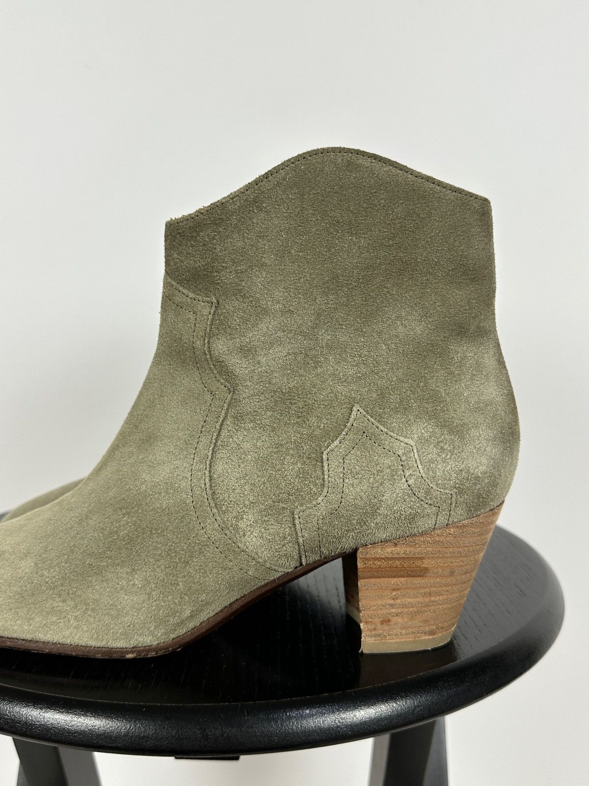 Isabel Marant × Isabel Marant Etoile Isabel Marant Étoile Dicker Suede Ankle Boots Western Style Size US 9 / IT 39 - 14 Thumbnail