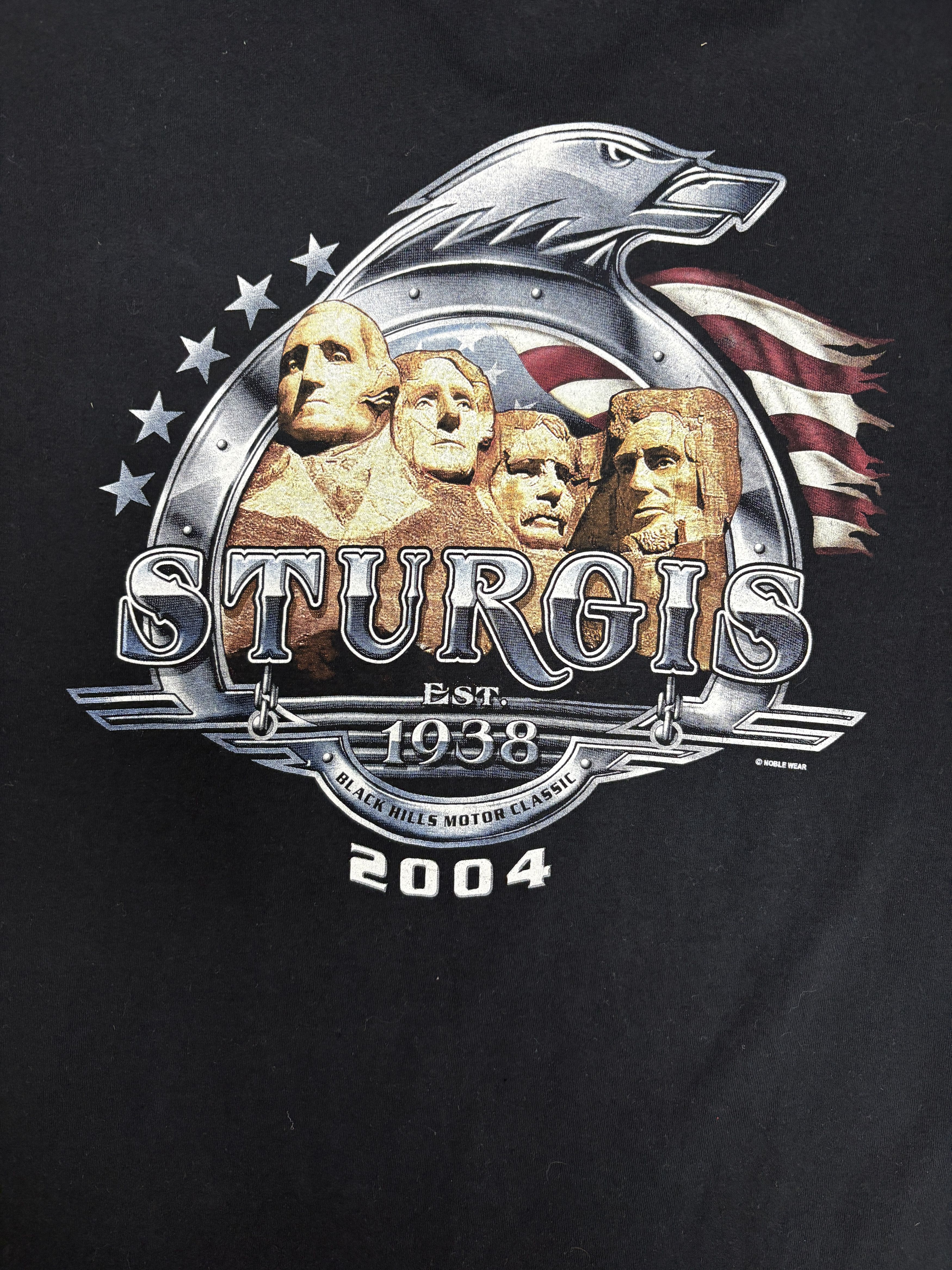 Vintage Sturgis Bike Week 2004 Vintage Black T-Shirt Tee Size US XL / EU 56 / 4 - 2 Thumbnail