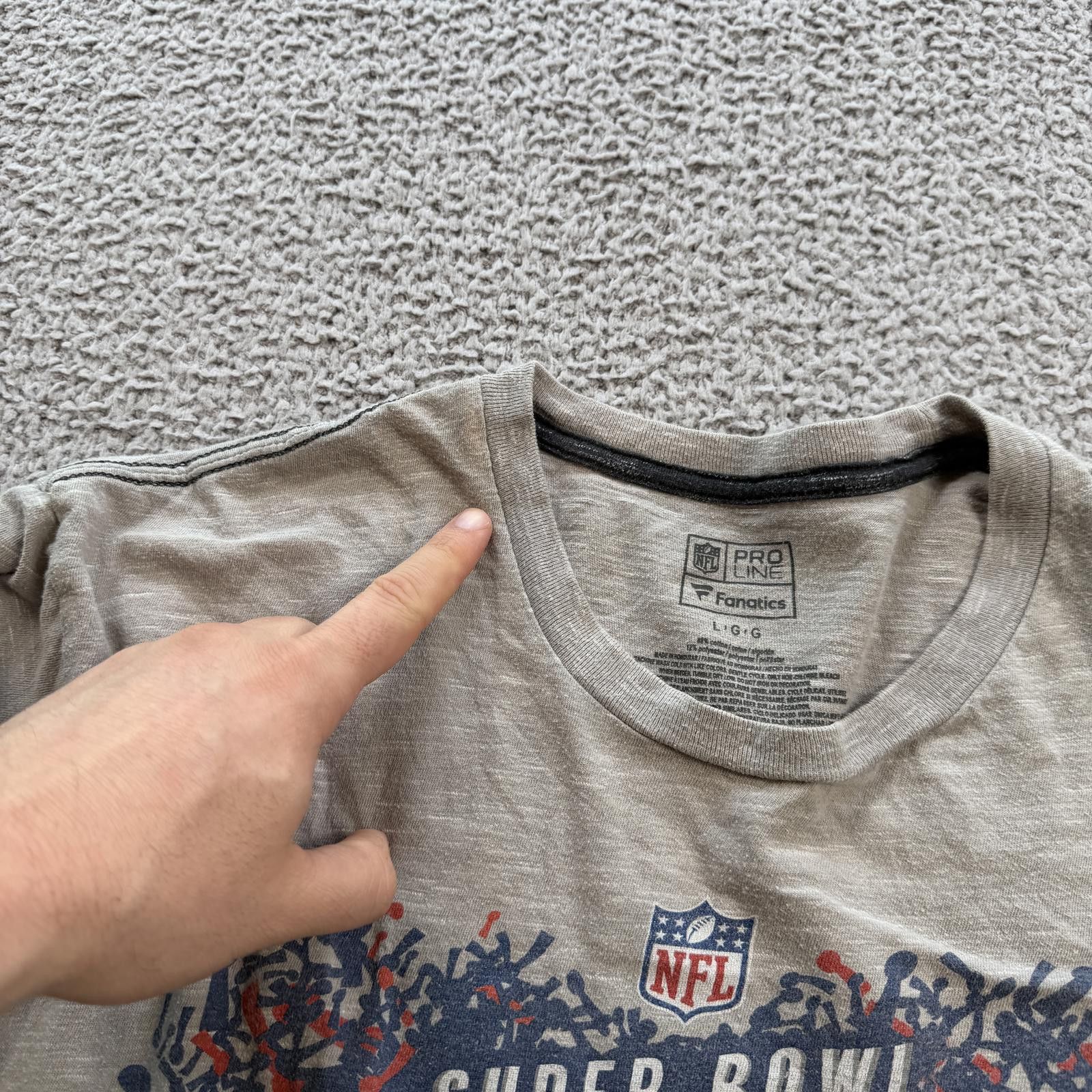 Other Nike NFL Super Bowl LIII Champ New England Patriots T Shirt Size US L / EU 52-54 / 3 - 6 Thumbnail