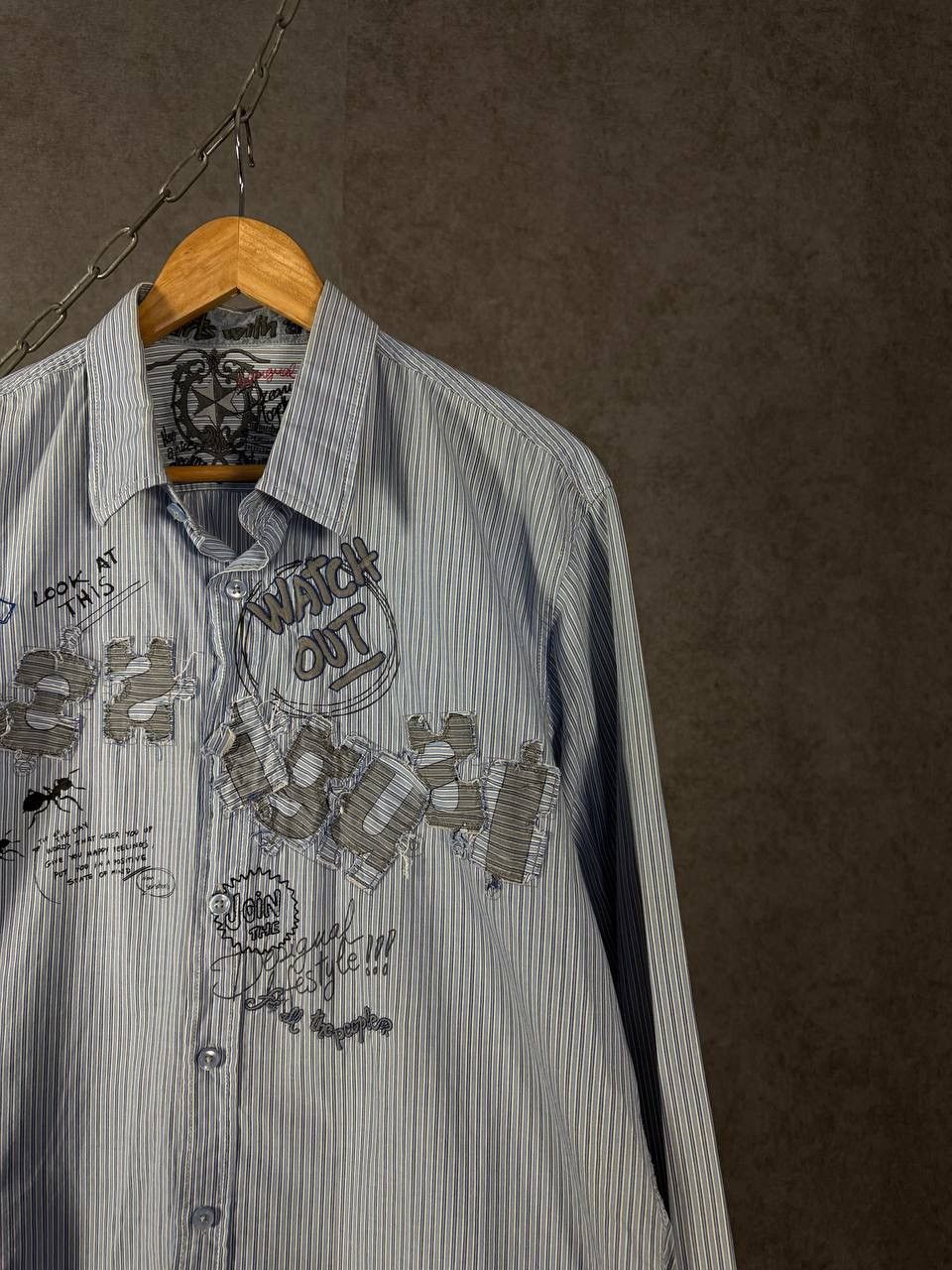 Desigual Desigual art crazy designer shirt Size US XL / EU 56 / 4 - 2 Thumbnail