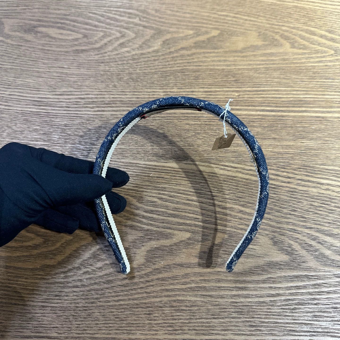 Gucci Gucci may965 all-over GG denim headband Size ONE SIZE - 2 Thumbnail