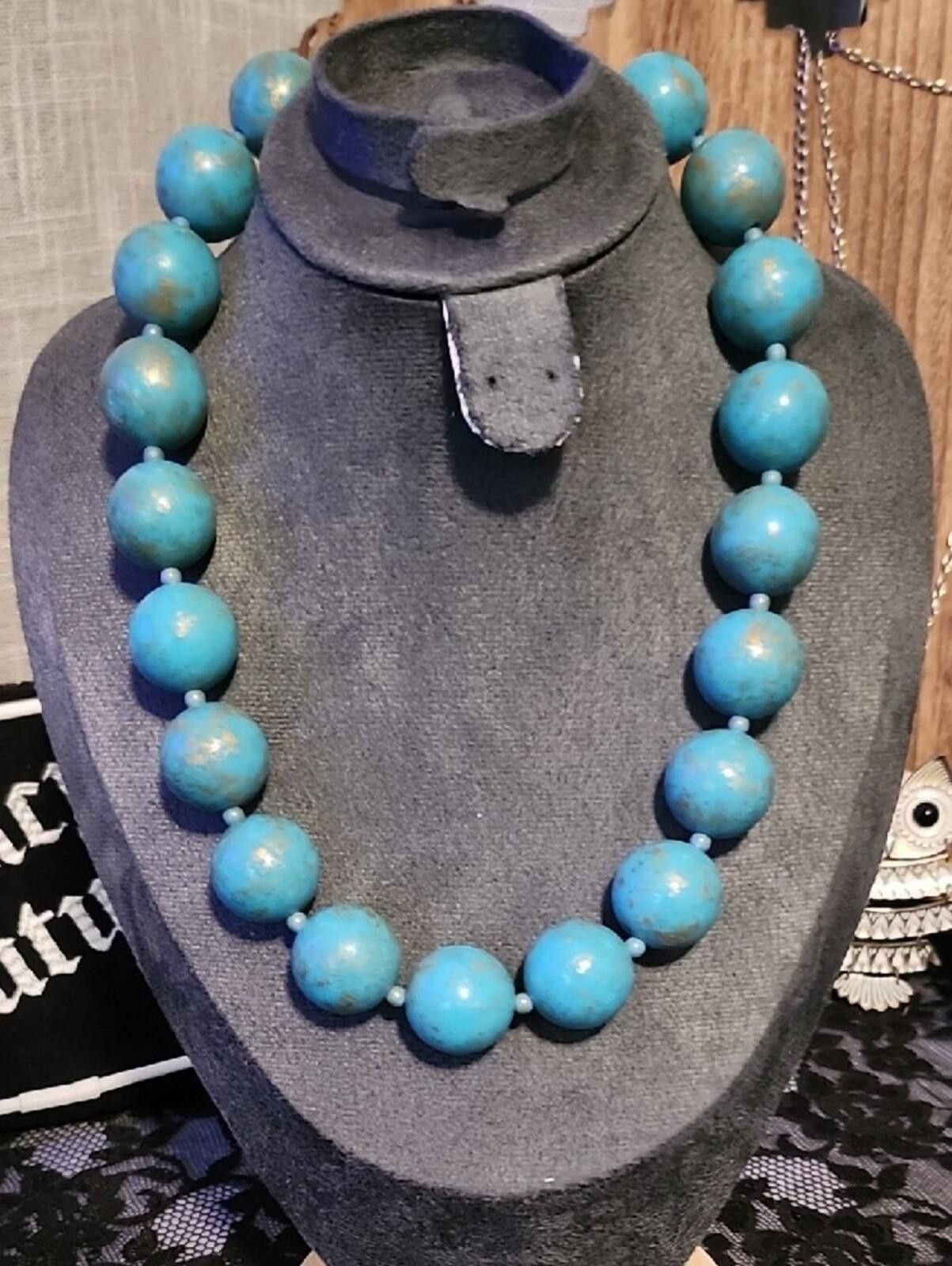 Other Turquoise Colored Bead Necklace - Unbranded Size ONE SIZE - 2 Thumbnail