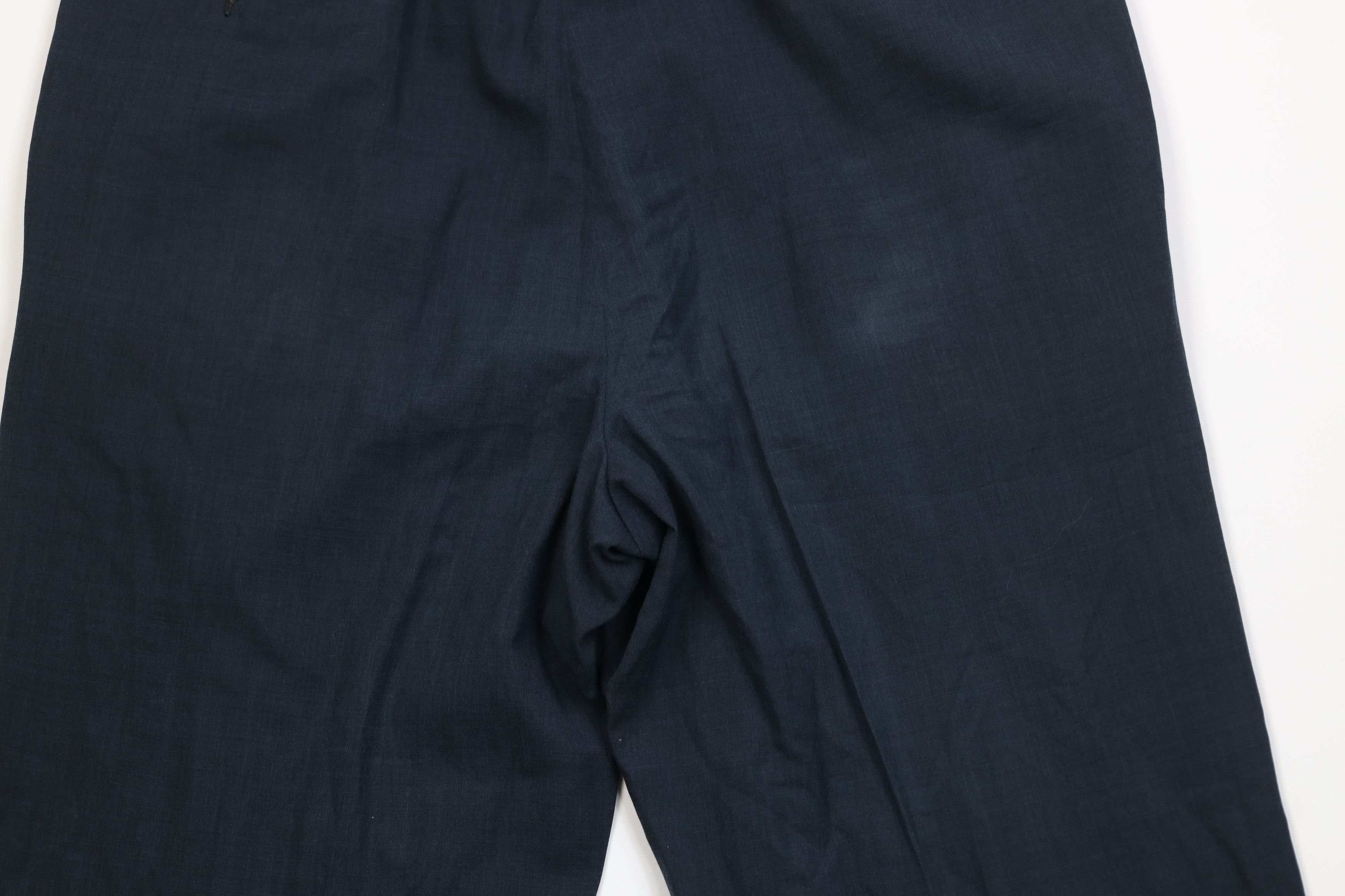 Vintage Vintage 50s Hollywood Regency Knit Chino Pants Blue USA Size US 34 / EU 50 - 13 Thumbnail