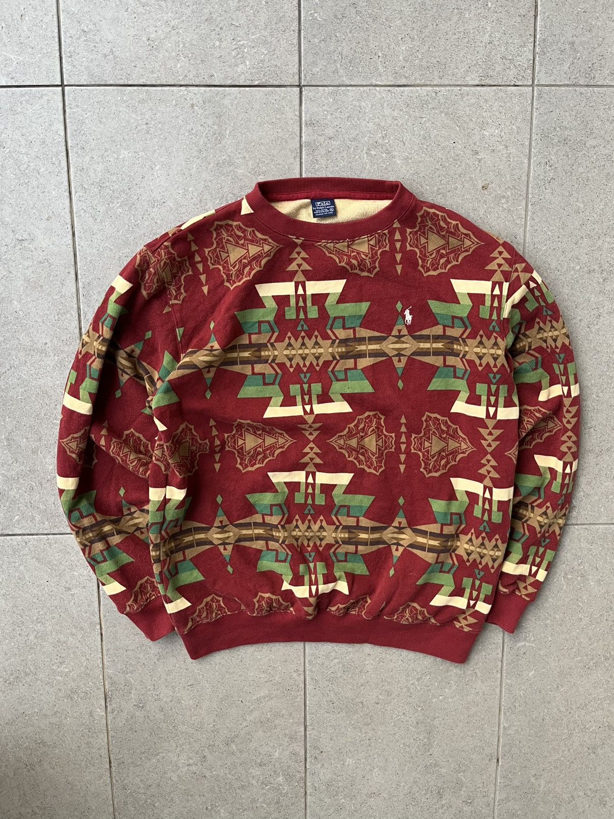 Polo Ralph Lauren × Vintage Polo Ralph Lauren Vintage Mini Logo New Year's Sweater Size US M / EU 48-50 / 2 - 1 Thumbnail