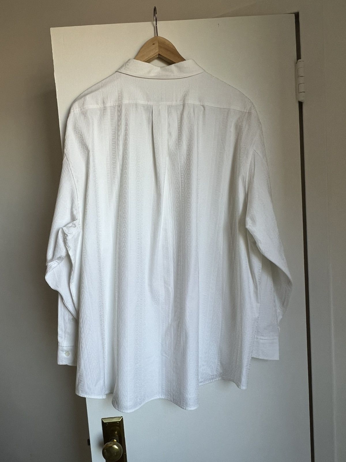 Marc Jacobs White boxy shirt jacquard shirt Size M unisex Size US M / EU 48-50 / 2 - 8 Thumbnail