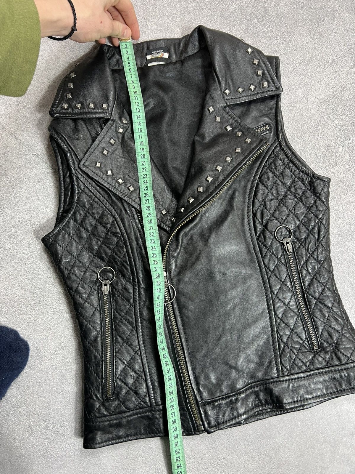 Japanese Brand VTG LEATHER BIKER MARLBORO STYLE YOHJI TYPE VESTS Size US M / EU 48-50 / 2 - 8 Thumbnail
