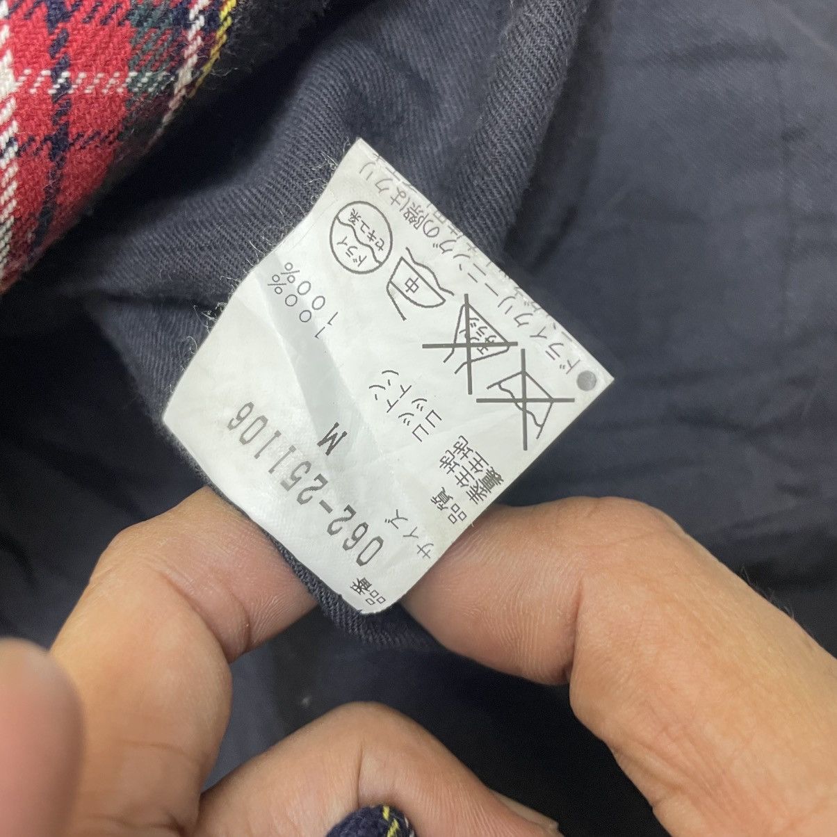 LIZ LISA 💥Vintage Free Phrase Red Tartan Hoodie Jacket Size M / US 6-8 / IT 42-44 - 10 Thumbnail