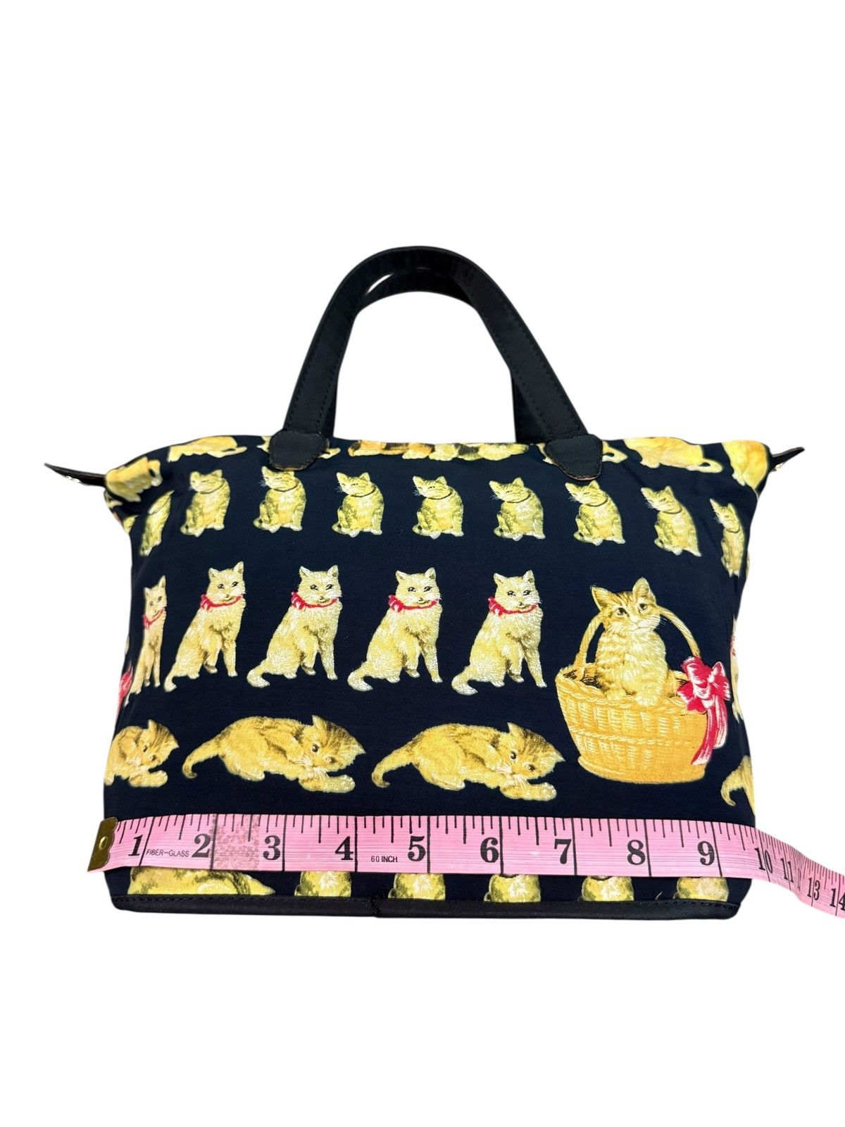 Versace Jeans Couture RARE VINTAGE VERSACE 90s REALIZZATO ALL ABOUT CATS HANDBAG Size ONE SIZE - 23 Thumbnail