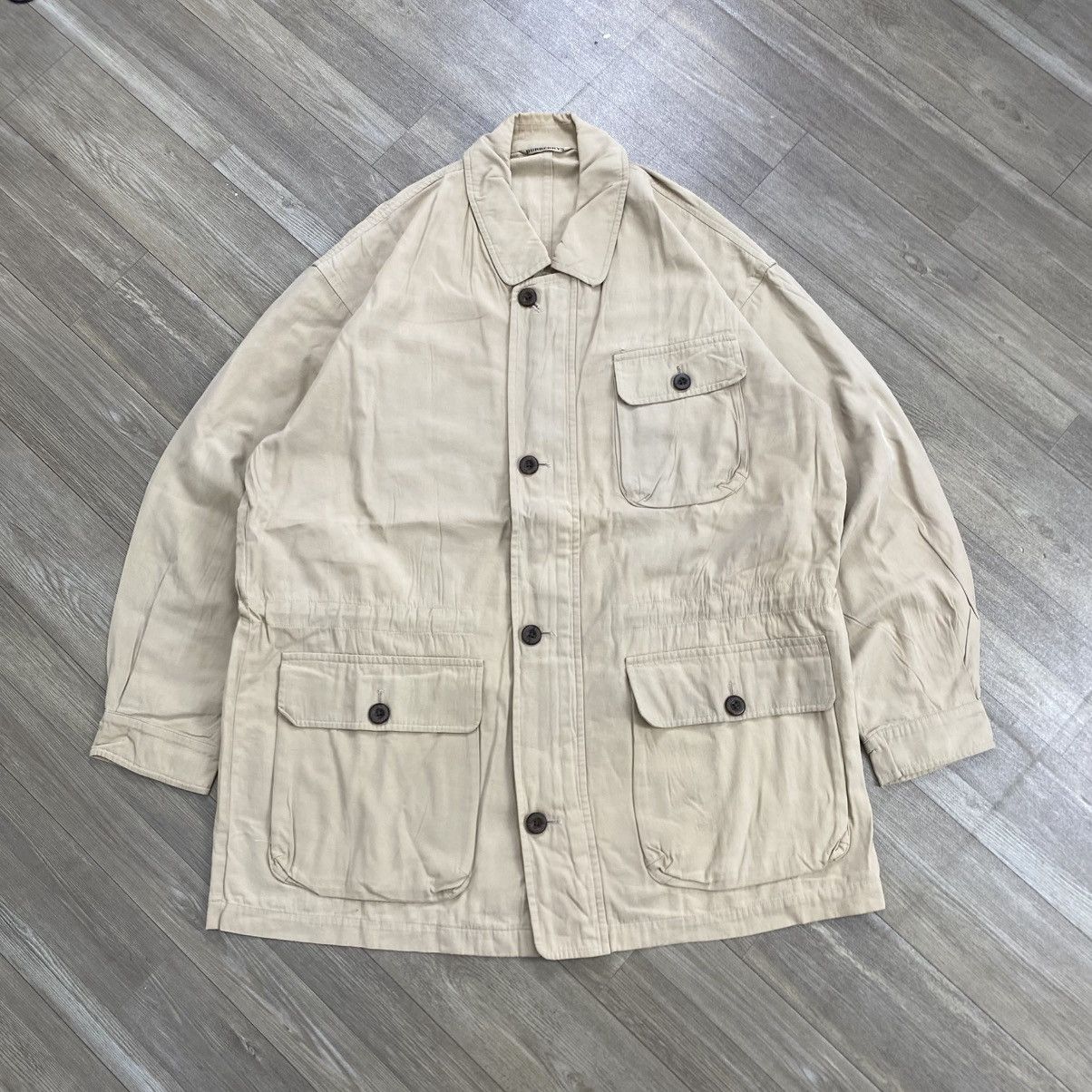 Burberry 1990s Vintage Burberry’s London Parka Military Jacket Size US L / EU 52-54 / 3 - 1 Thumbnail