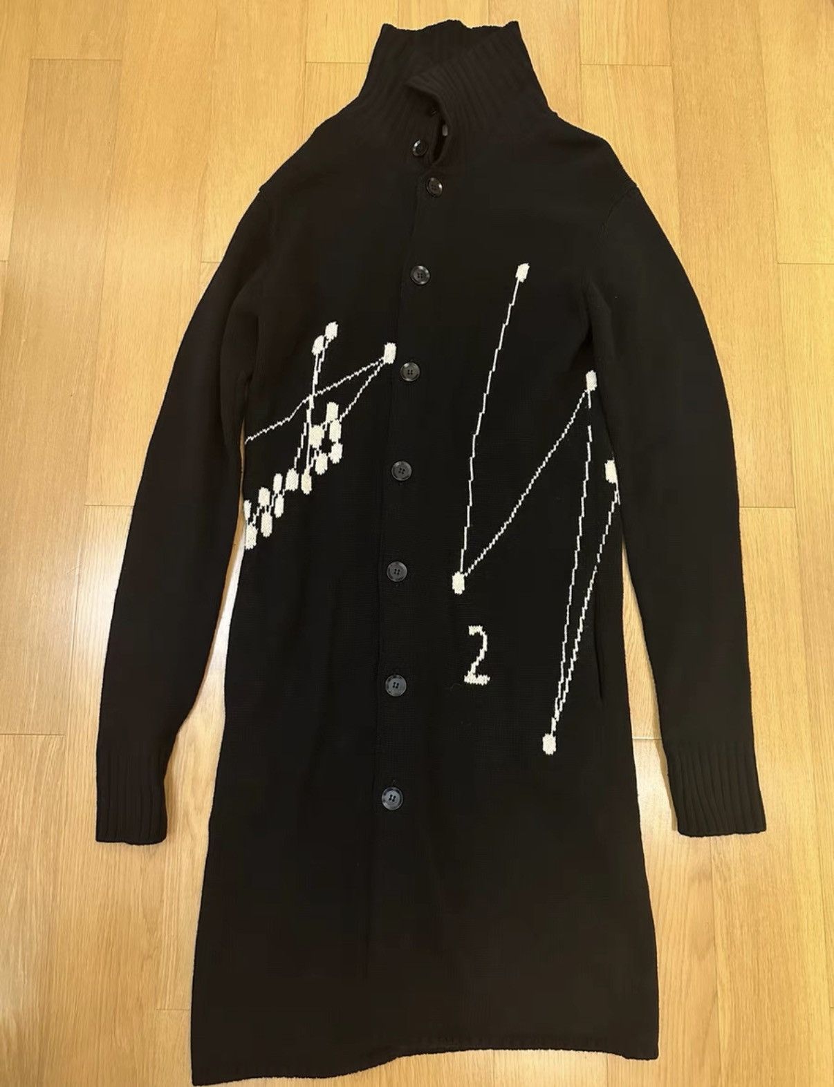 Yohji Yamamoto Yohji Yamamoto Main Line Classic Long Sweater Size US S / EU 44-46 / 1 - 1 Thumbnail