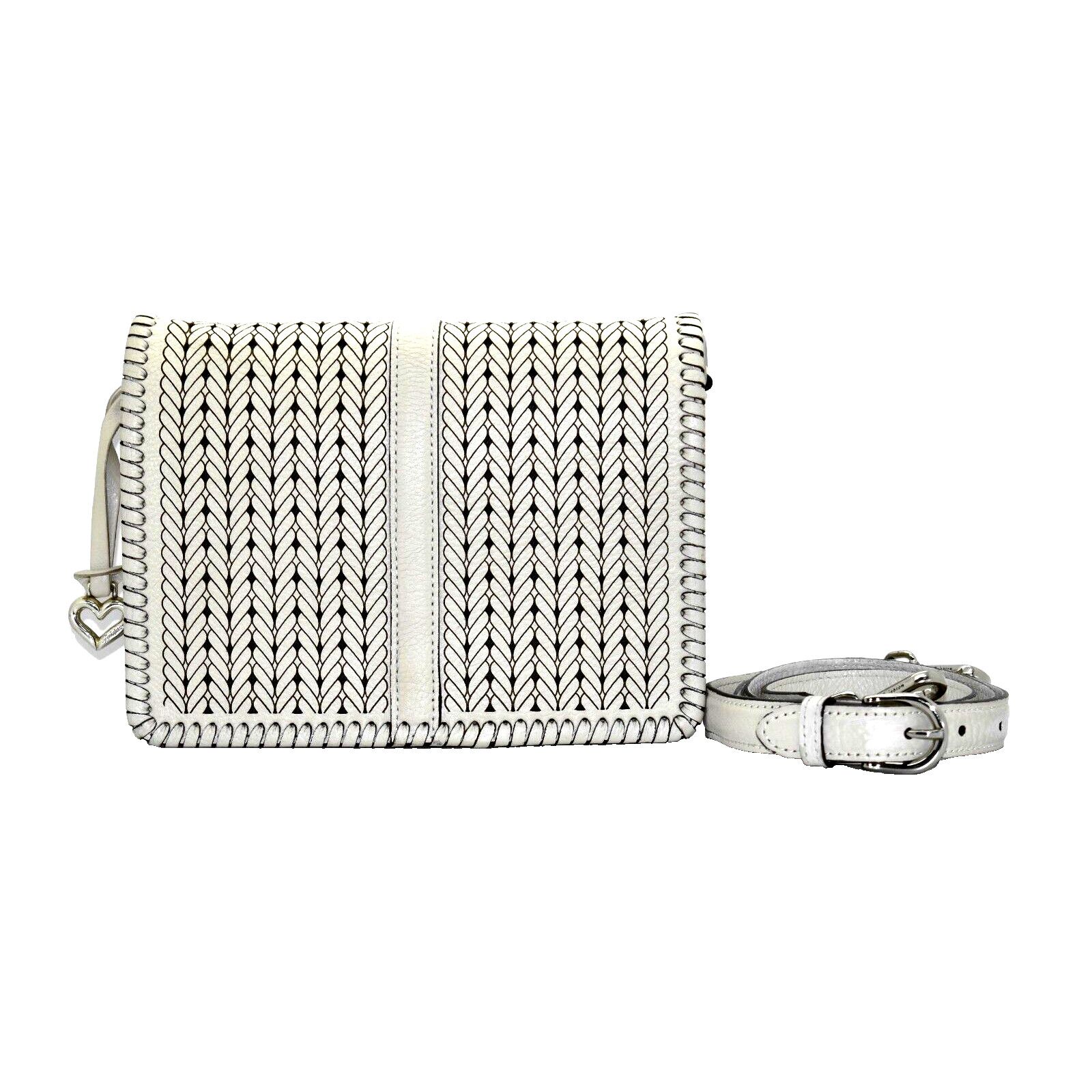 Brighton NEW BRIGHTON Odette Ferrara Santorini Leather Flap Bag $378 Size ONE SIZE - 2 Thumbnail