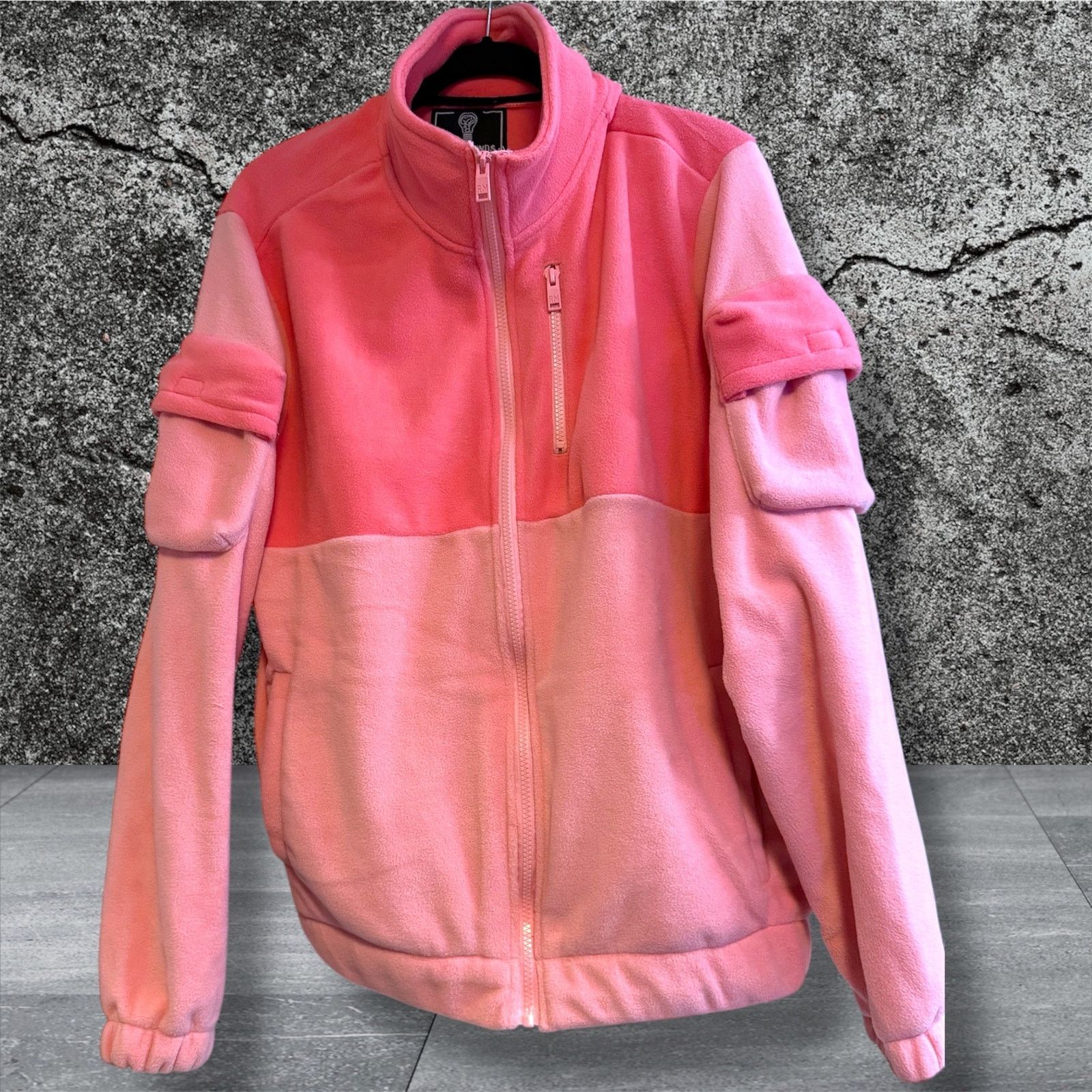 Other •NWT• REBEL MINDS Premium Goods Zip-up Pink Jacket • LG Size L / US 10 / IT 46 - 1 Thumbnail