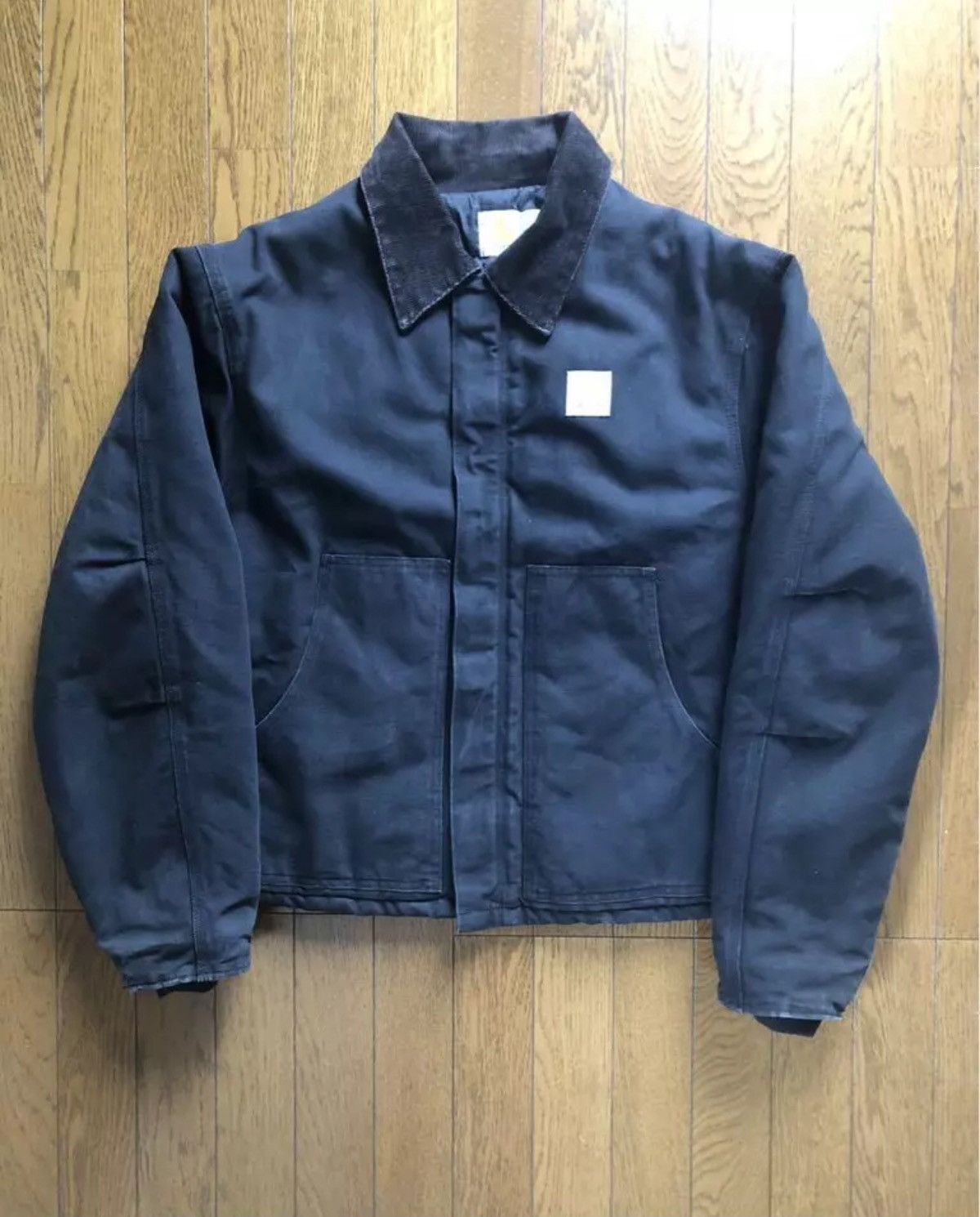 Carhartt Carhartt Traditional Jacket Black Faded Rare Model Size US L / EU 52-54 / 3 - 2 Thumbnail