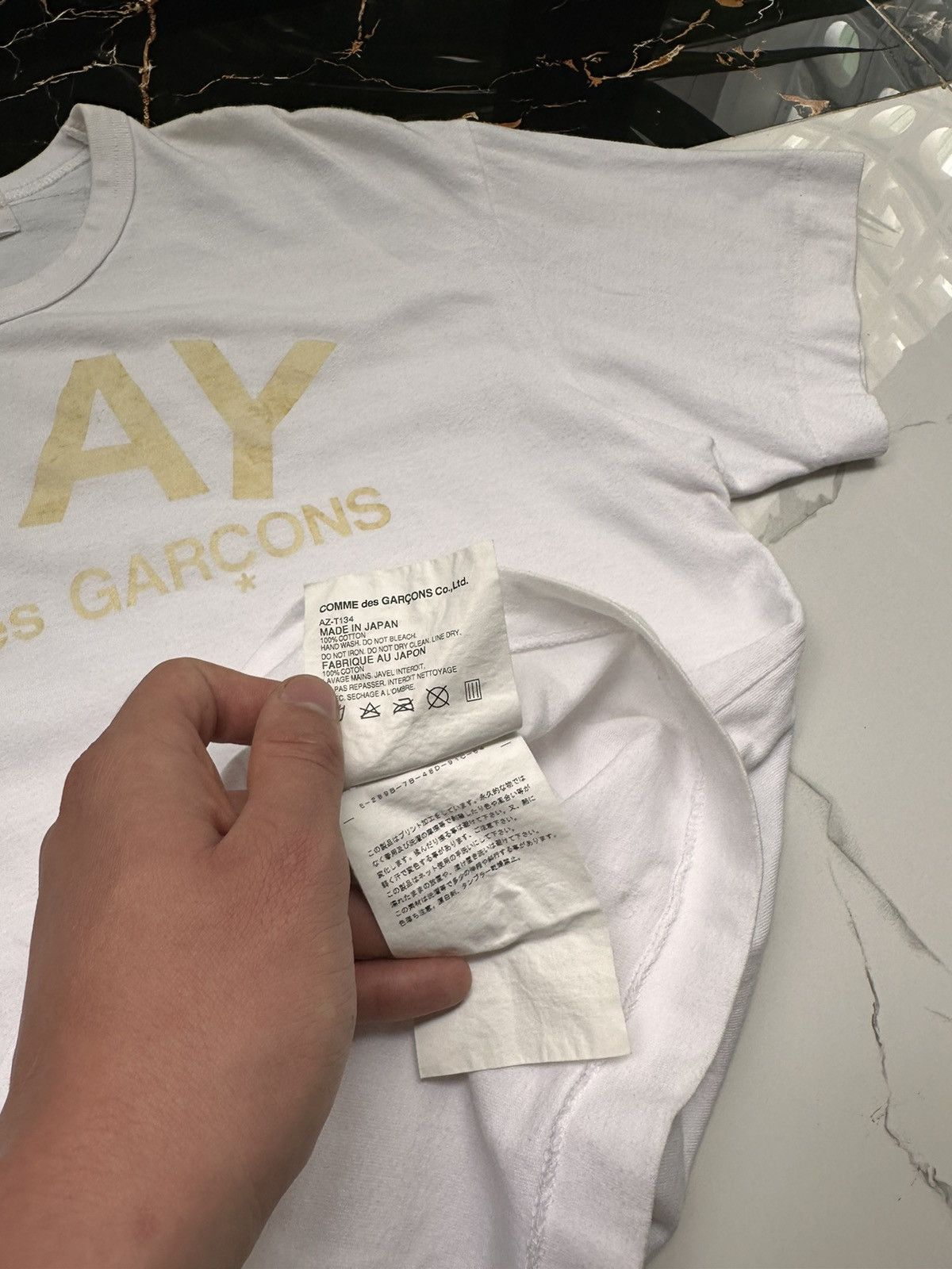 Comme des Garcons × Vintage CDG VINTAGE BIG LOGO STREETWEAR LUXURY T-SHIRT Size US M / EU 48-50 / 2 - 6 Thumbnail
