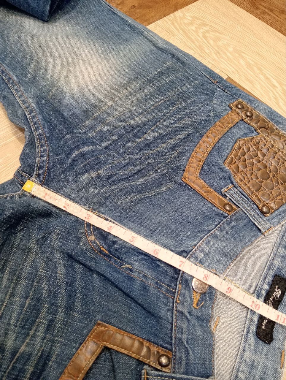 Japanese Brand JAPANESE ROOT THREE BLUE DENIM FLARED PANTS Size US 34 / EU 50 - 13 Thumbnail