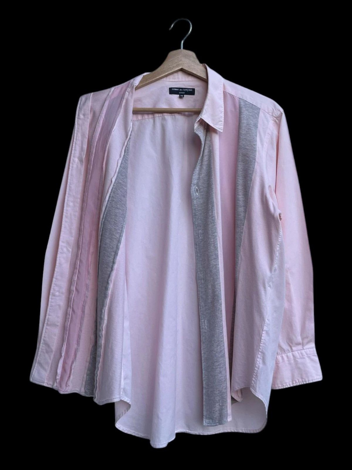 Comme des Garcons Homme AD2006 Comme des Garcons Homme Front Switching Shirt Size US XS / EU 42 / 0 - 3 Thumbnail