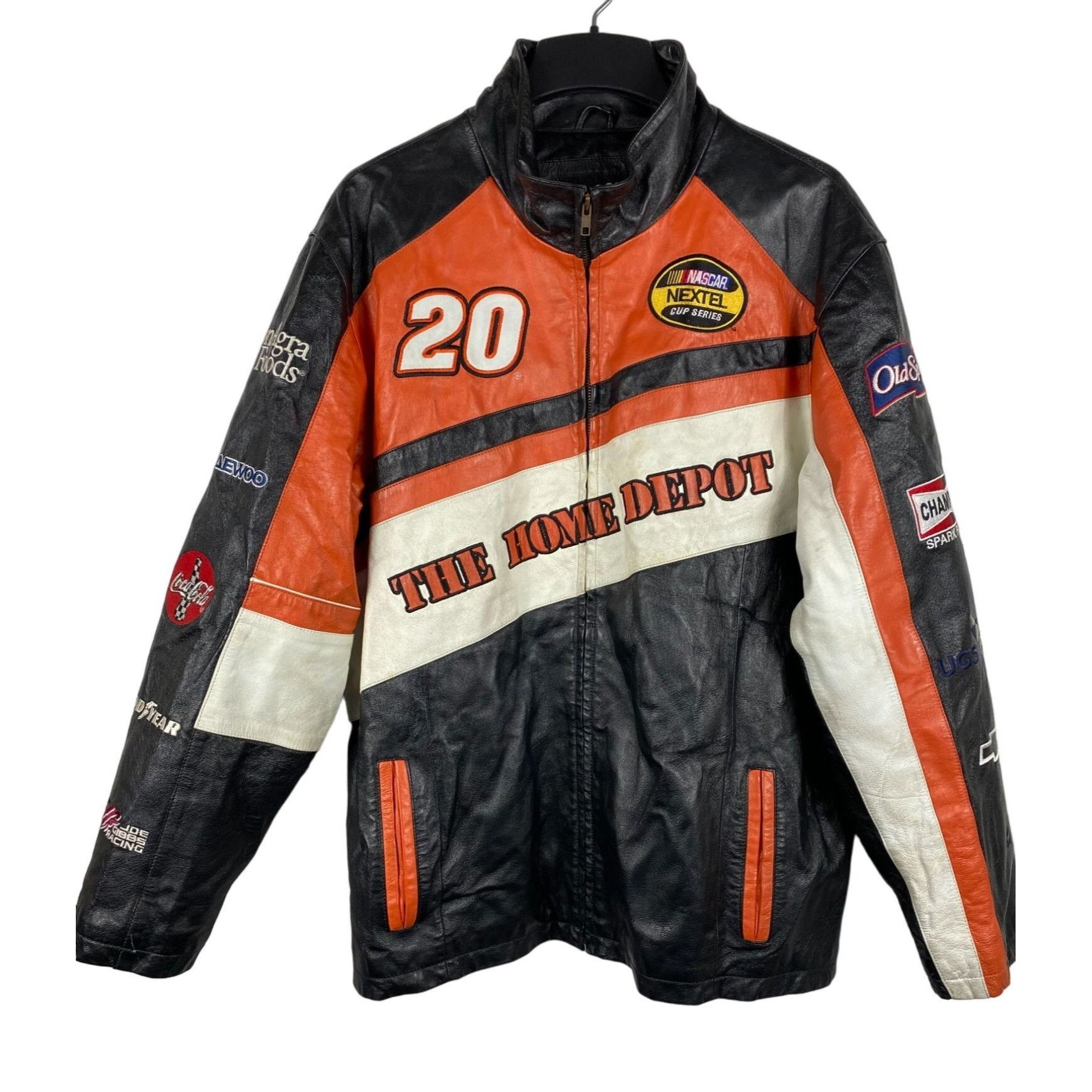 Chase Authentics Vintage Chase Authentics Nascar Leather Jacket #20 ...