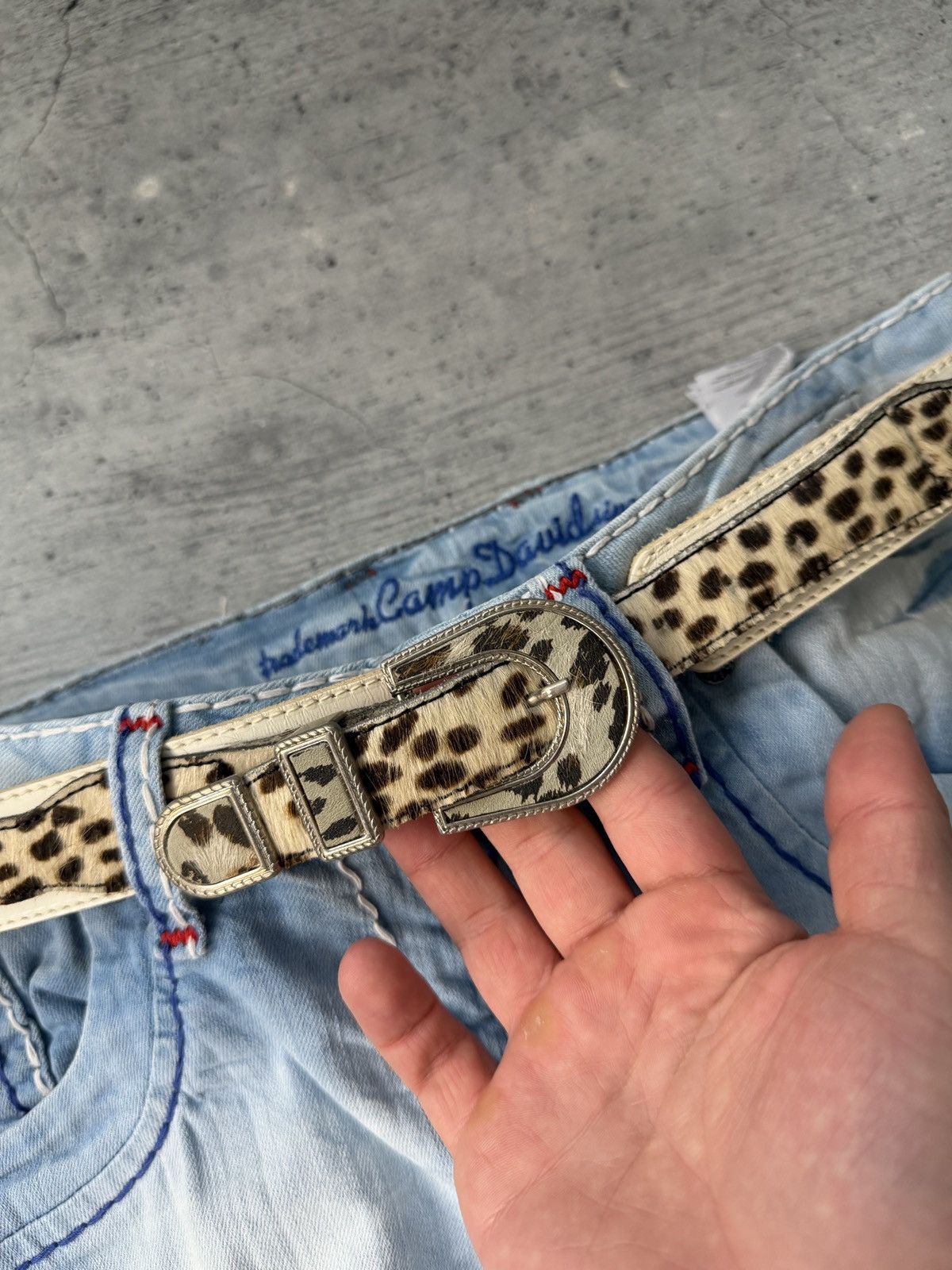 00ʼS NUMBER NINE STYLE JAPAN STUDDED Y2K BELT ARCHIVE