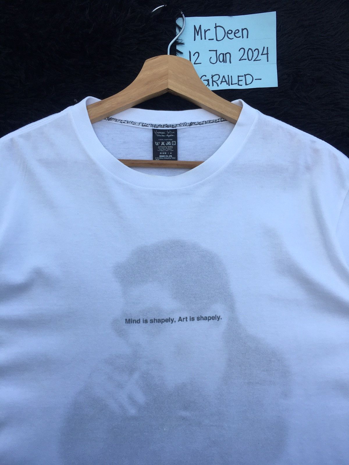 Number (N)ine Rare Number Nine Allen Ginsberg Poetics and Photo Tee Size US L / EU 52-54 / 3 - 9 Thumbnail