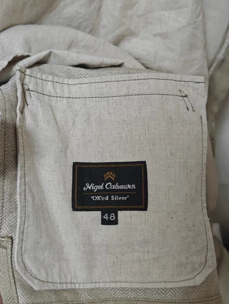 Nigel Cabourn Nigel Cabourn Linen Vest, Linen Material is Light and Brea Size US M / EU 48-50 / 2 - 5 Thumbnail