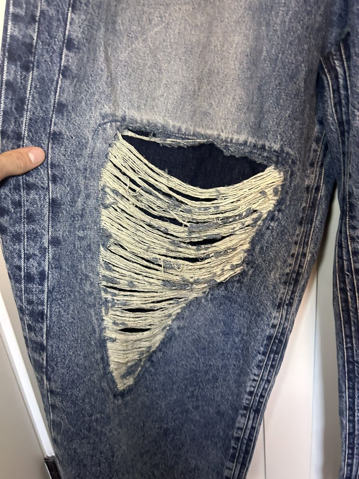 Vetements Vetements baggy patched knee distressed jeans Size US 34 / EU 50 - 10 Thumbnail