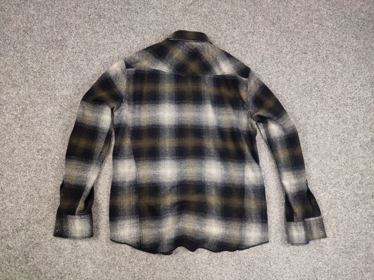 Hugo Boss Boss Orange Overshirt Flannel Checkered Wool Blend Shirt Size US XL / EU 56 / 4 - 15 Thumbnail